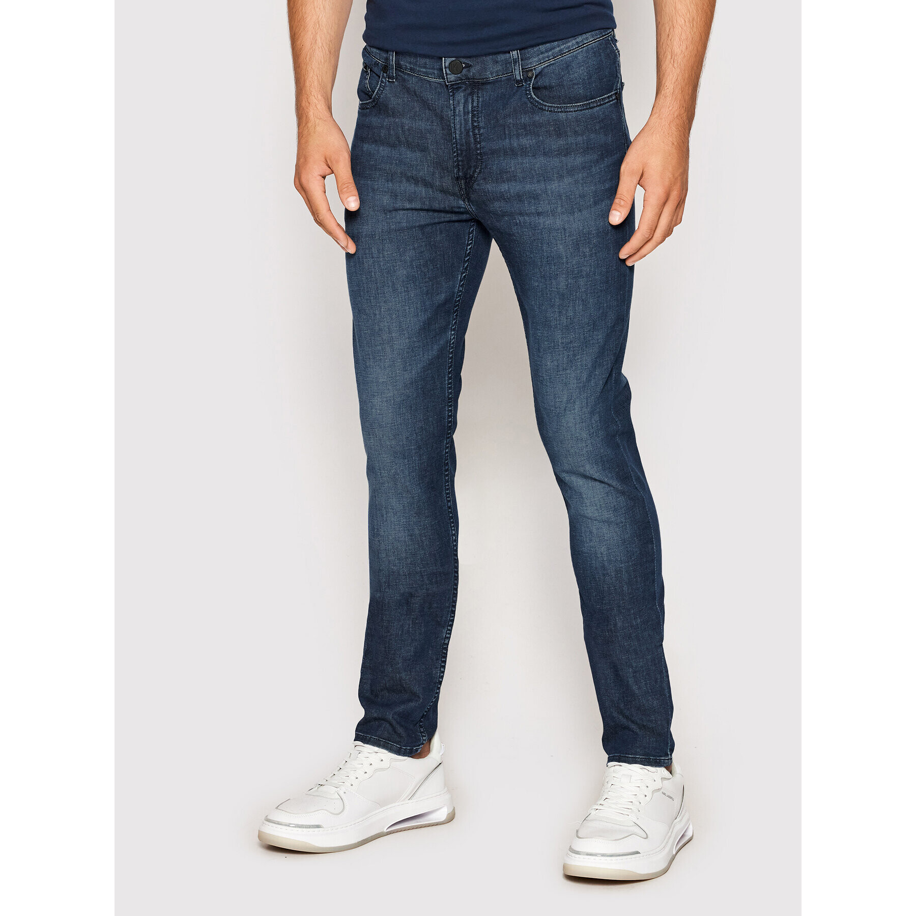 KARL LAGERFELD Farmer 265801 521833 Sötétkék Slim Fit - Pepit.hu