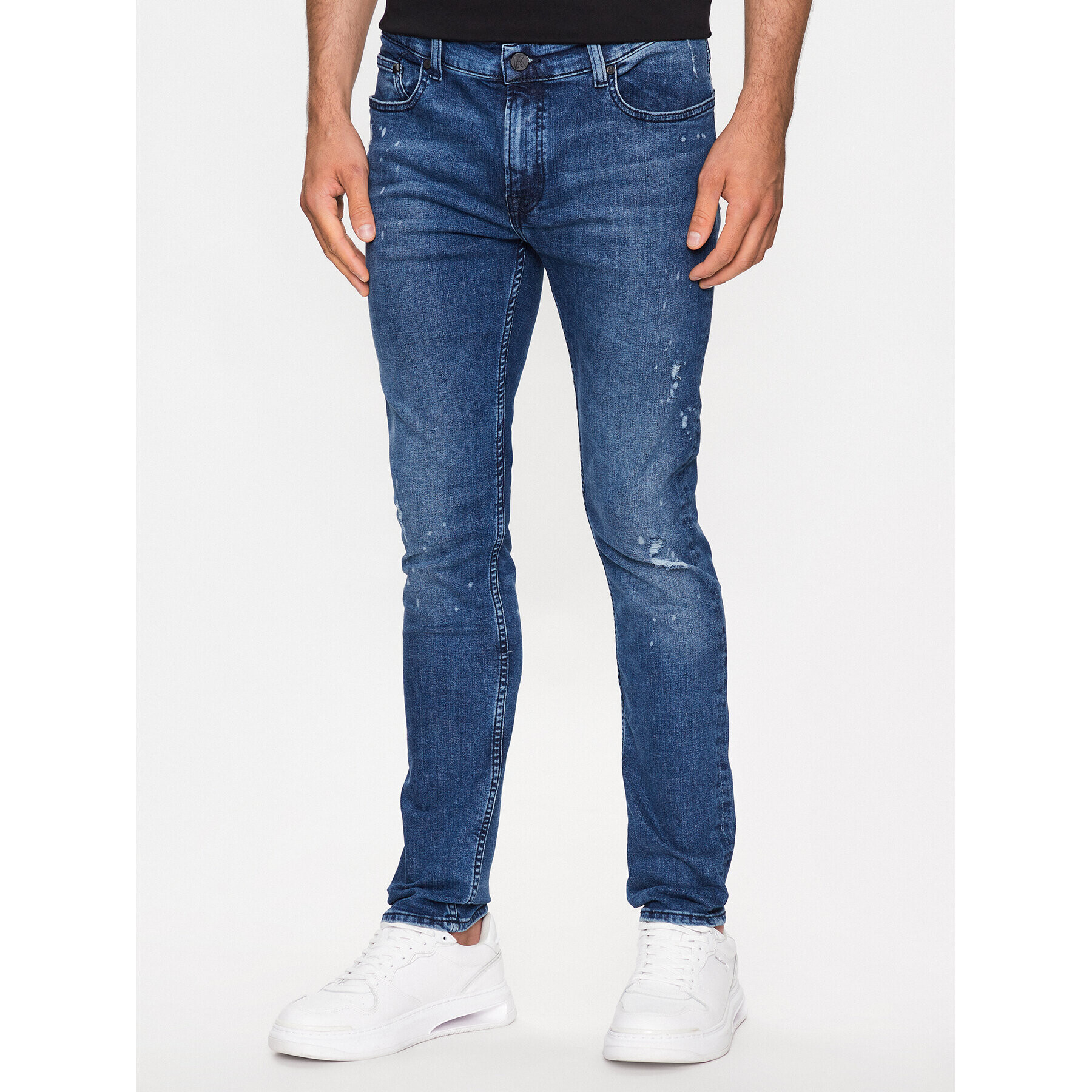 KARL LAGERFELD Farmer 265801 532832 Kék Slim Fit - Pepit.hu