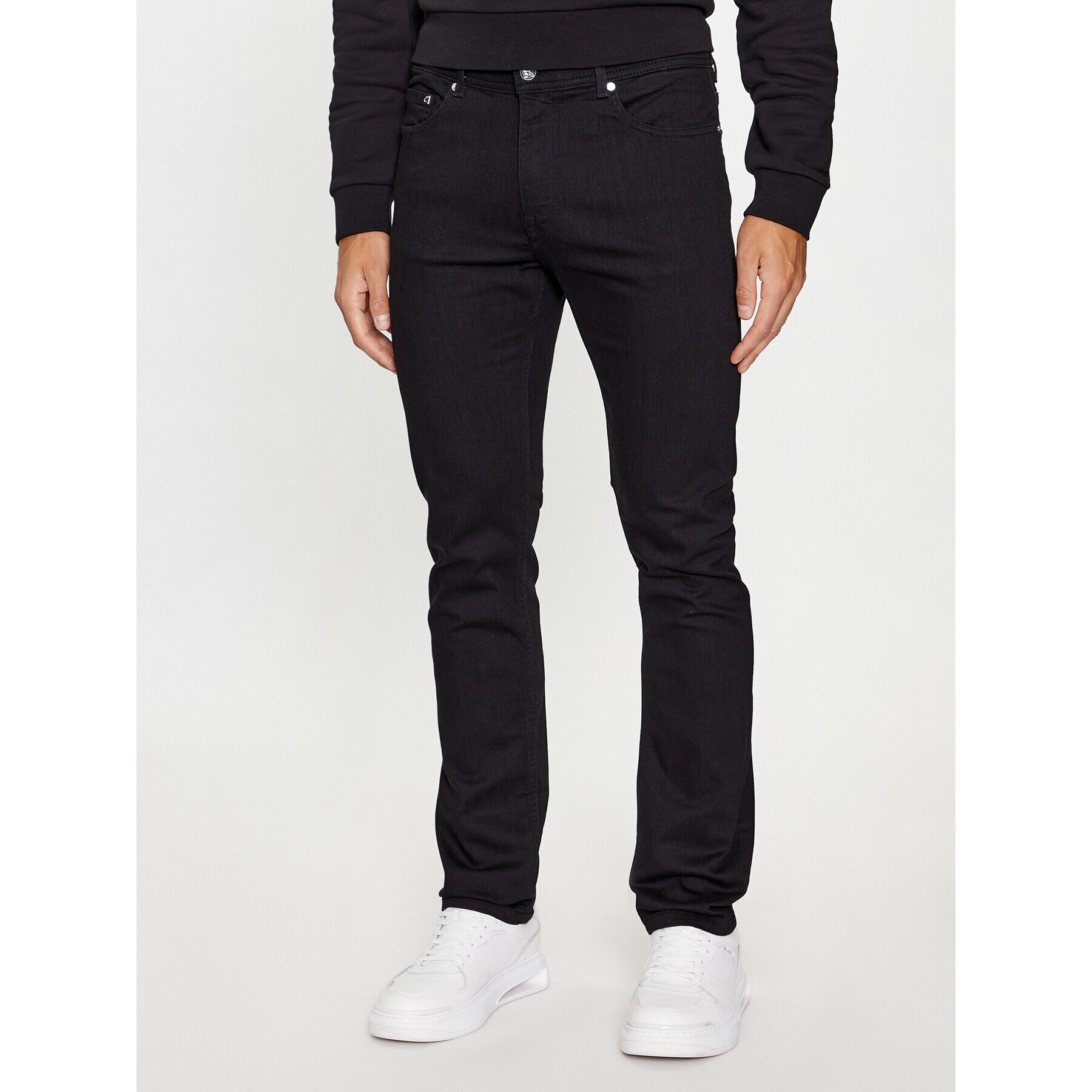 KARL LAGERFELD Farmer 265840 500830 Fekete Slim Fit - Pepit.hu