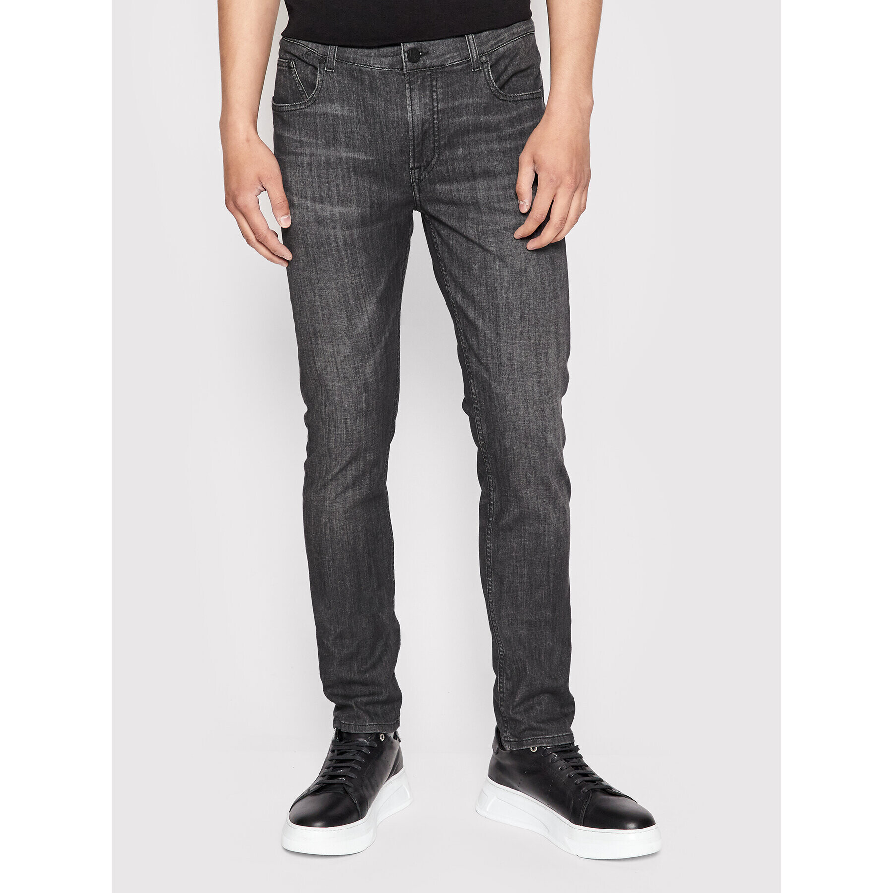 KARL LAGERFELD Farmer 5-Pocket 265801 521833 Szürke Slim Fit - Pepit.hu