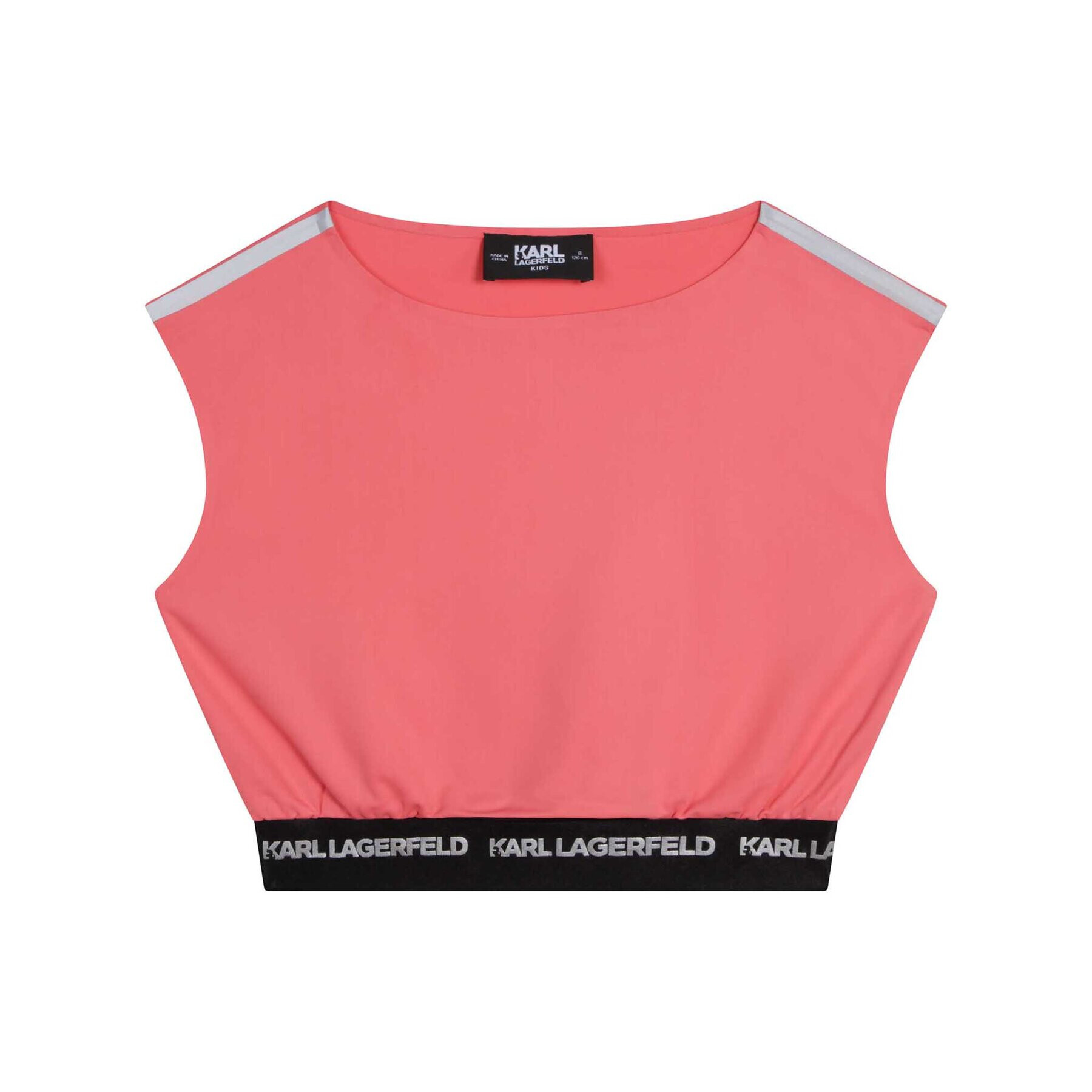 Karl Lagerfeld Kids Felső Z15410 M Piros Regular Fit - Pepit.hu