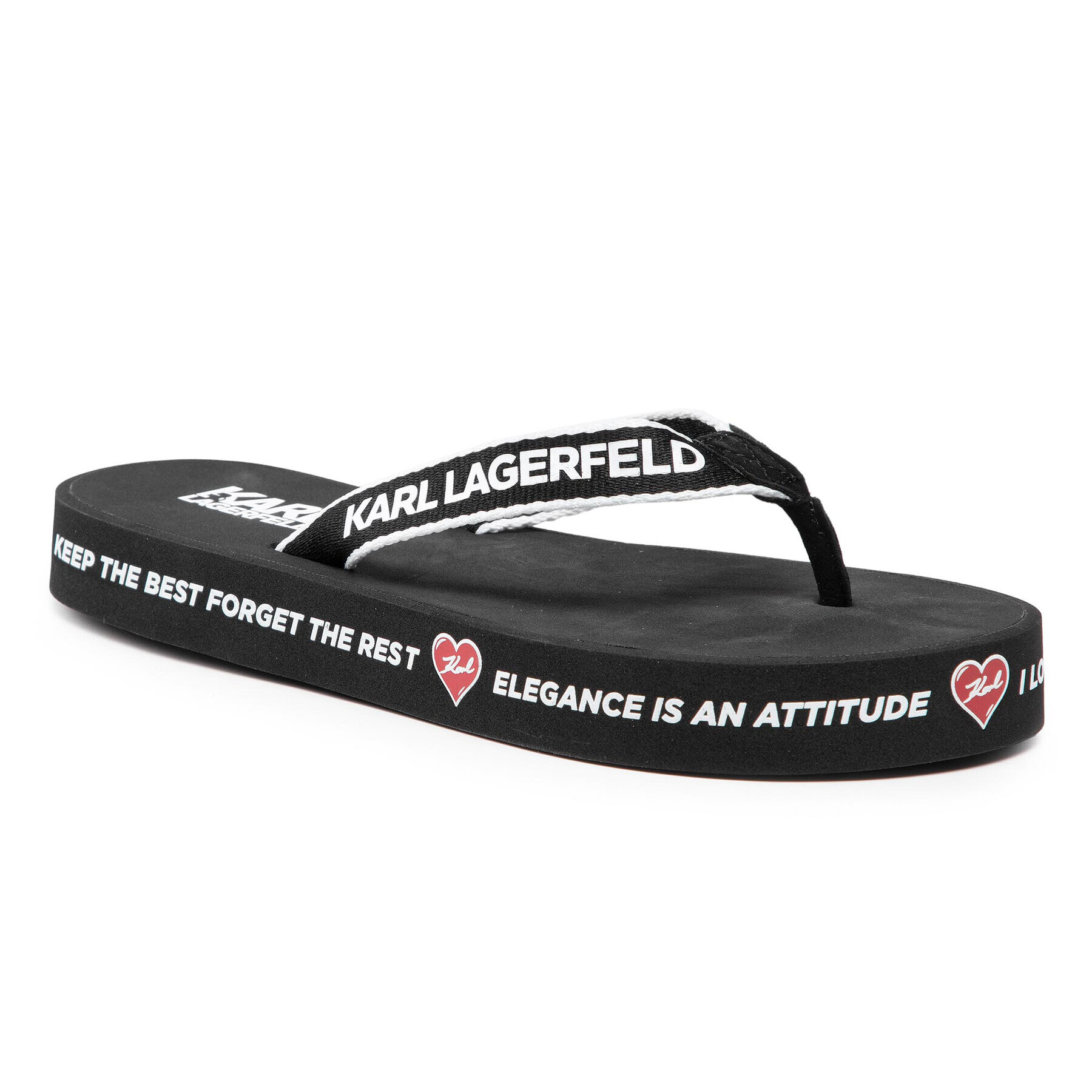 KARL LAGERFELD Flip-flops KL81001s Fekete - Pepit.hu