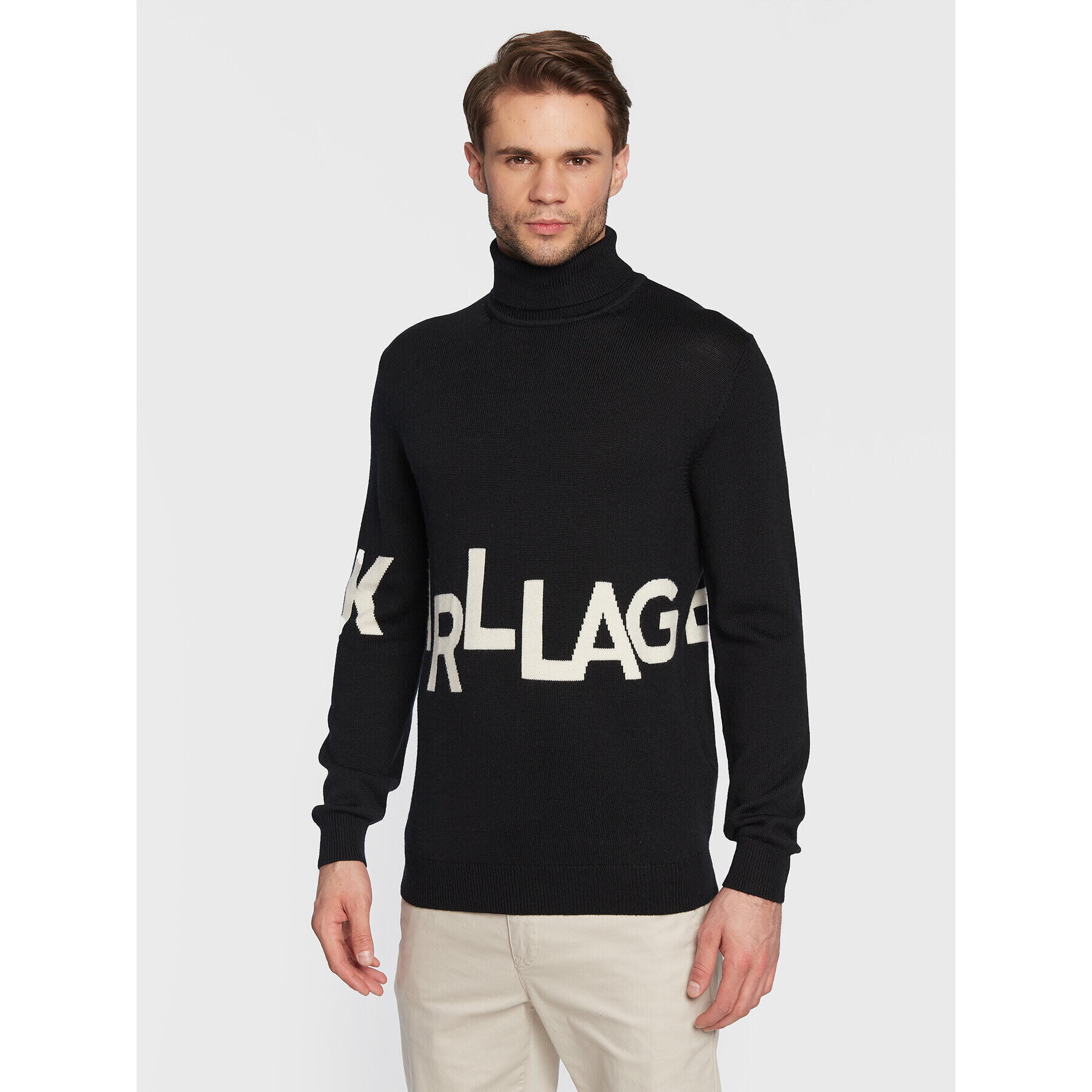 KARL LAGERFELD Garbó 655020 524399 Fekete Regular Fit - Pepit.hu