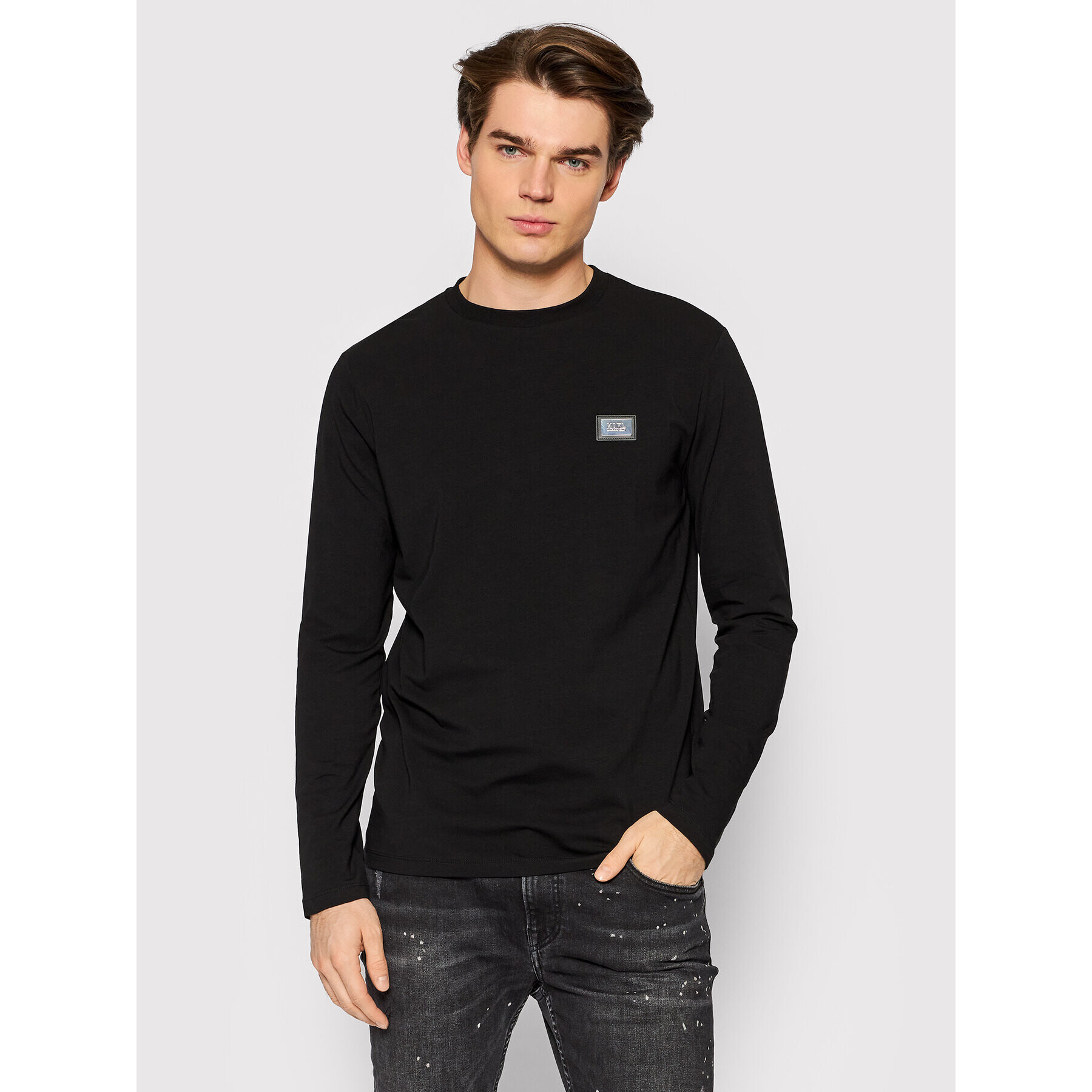 KARL LAGERFELD Hosszú ujjú 755056 512221 Fekete Regular Fit - Pepit.hu