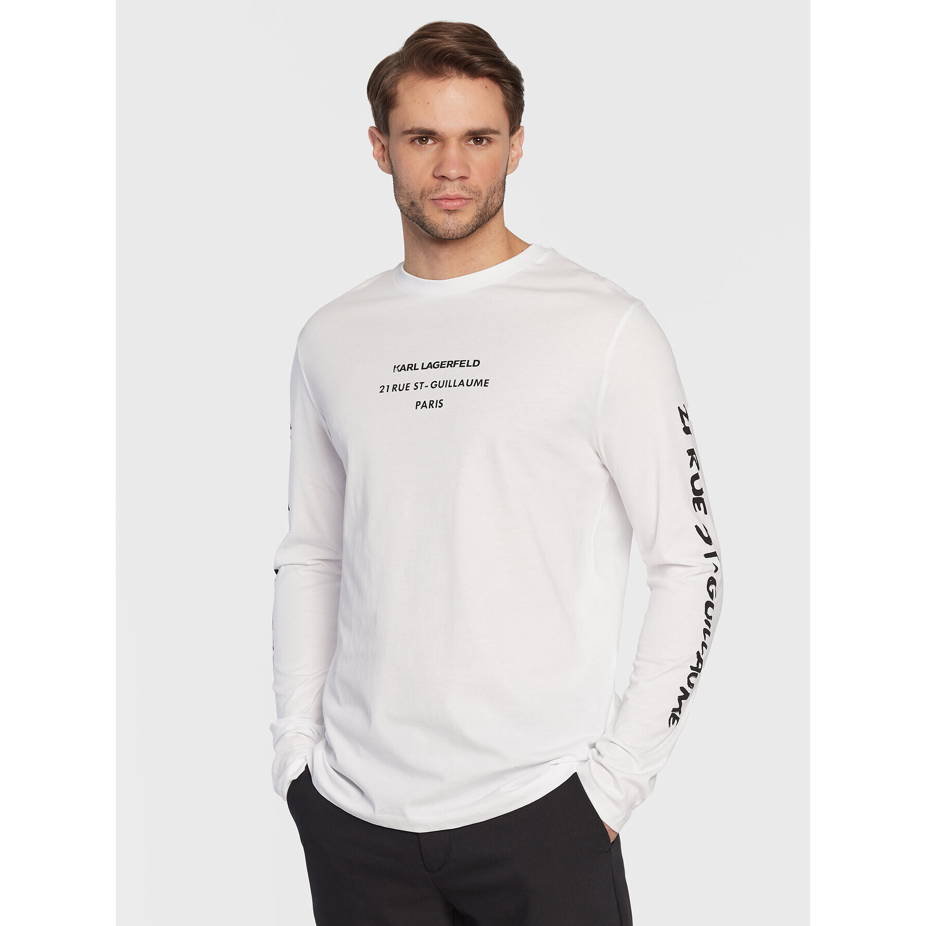 KARL LAGERFELD Hosszú ujjú 755059 524224 Fehér Regular Fit - Pepit.hu