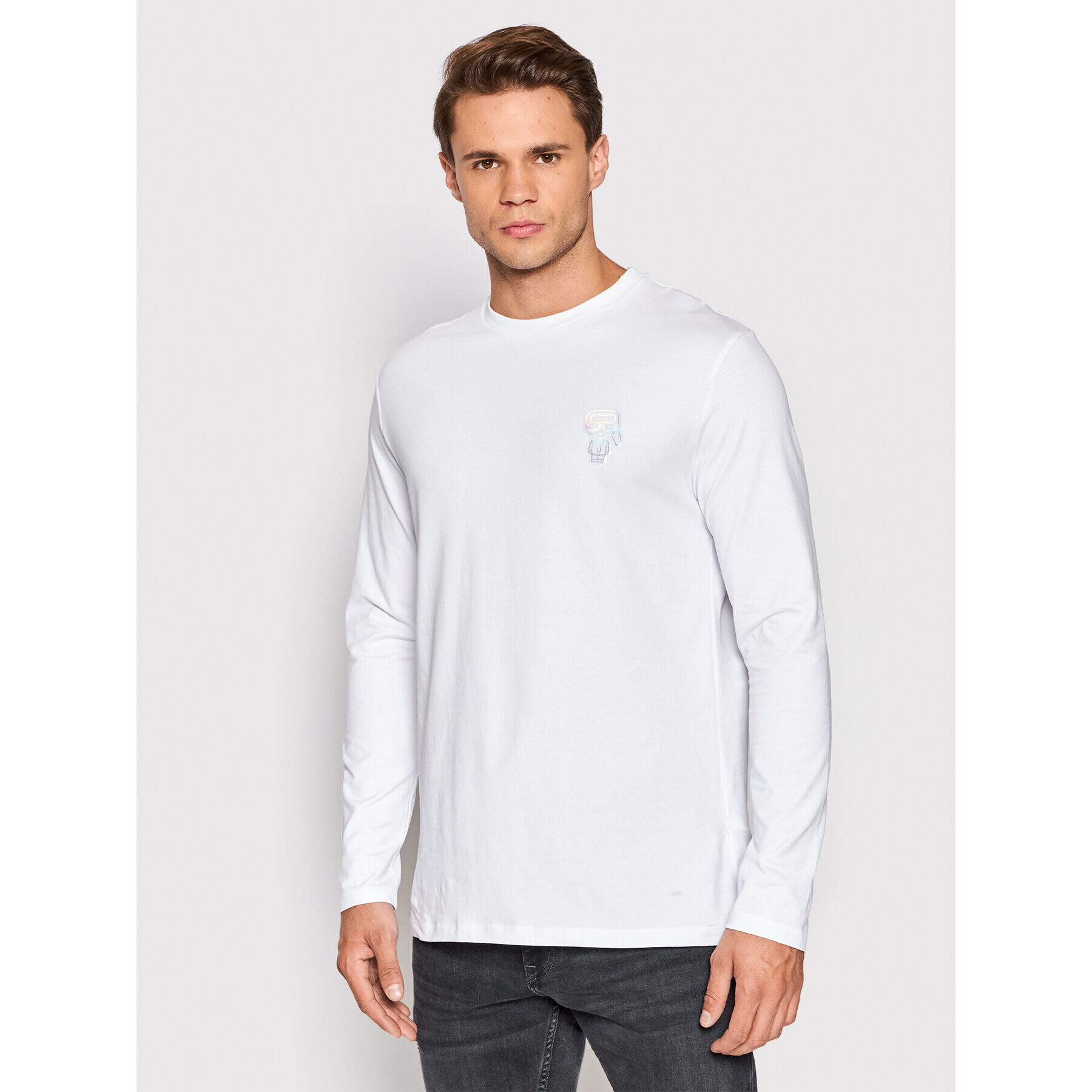 KARL LAGERFELD Hosszú ujjú 755084 523221 Fehér Regular Fit - Pepit.hu