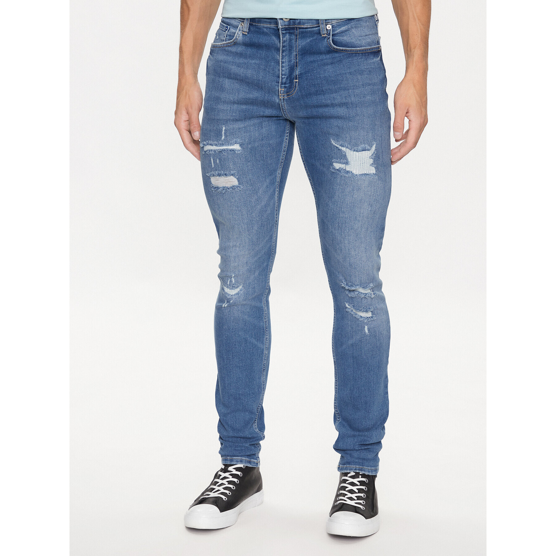 Karl Lagerfeld Jeans Farmer 231D1105 Kék Skinny Fit - Pepit.hu