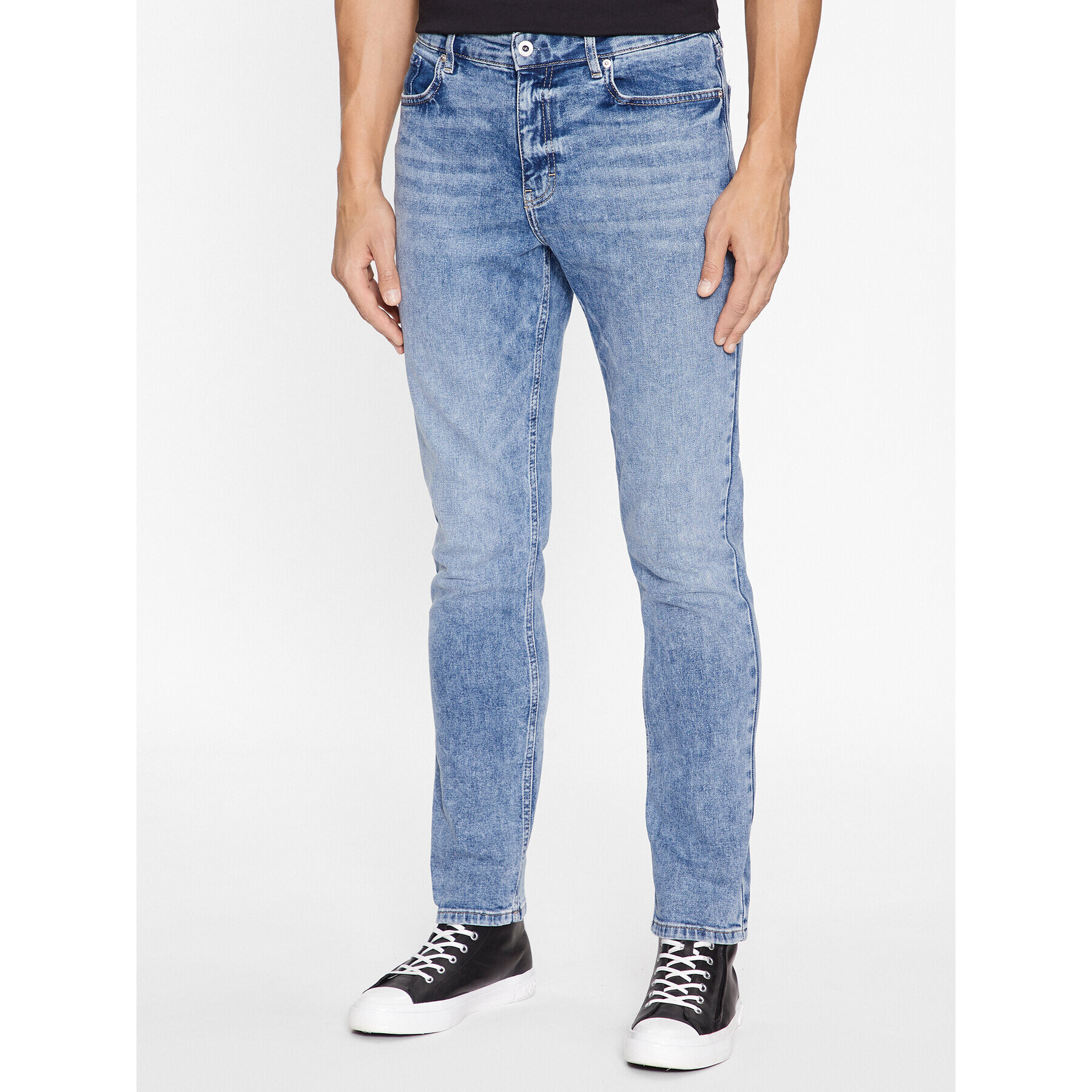 Karl Lagerfeld Jeans Farmer 235D1103 Kék Slim Fit - Pepit.hu