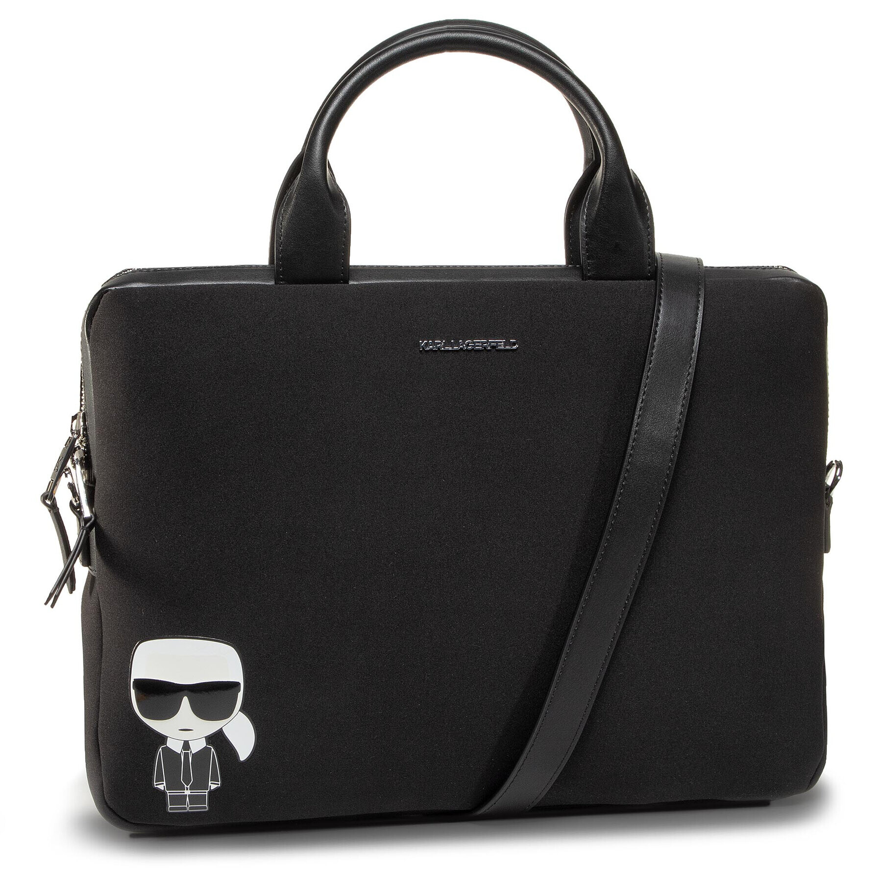 KARL LAGERFELD Laptoptáska 205W3242 Fekete - Pepit.hu