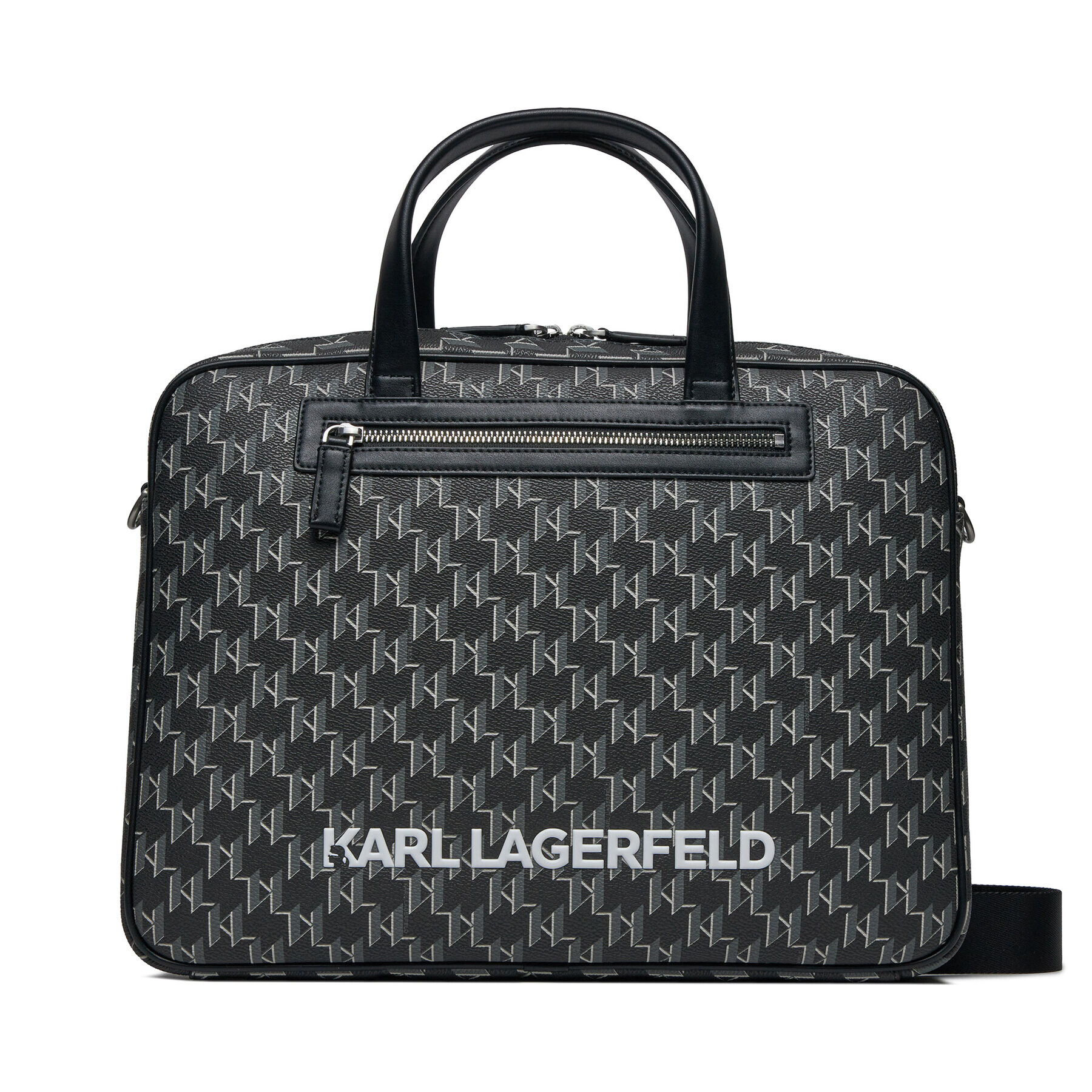 KARL LAGERFELD Laptoptáska 235M3034 Fekete - Pepit.hu