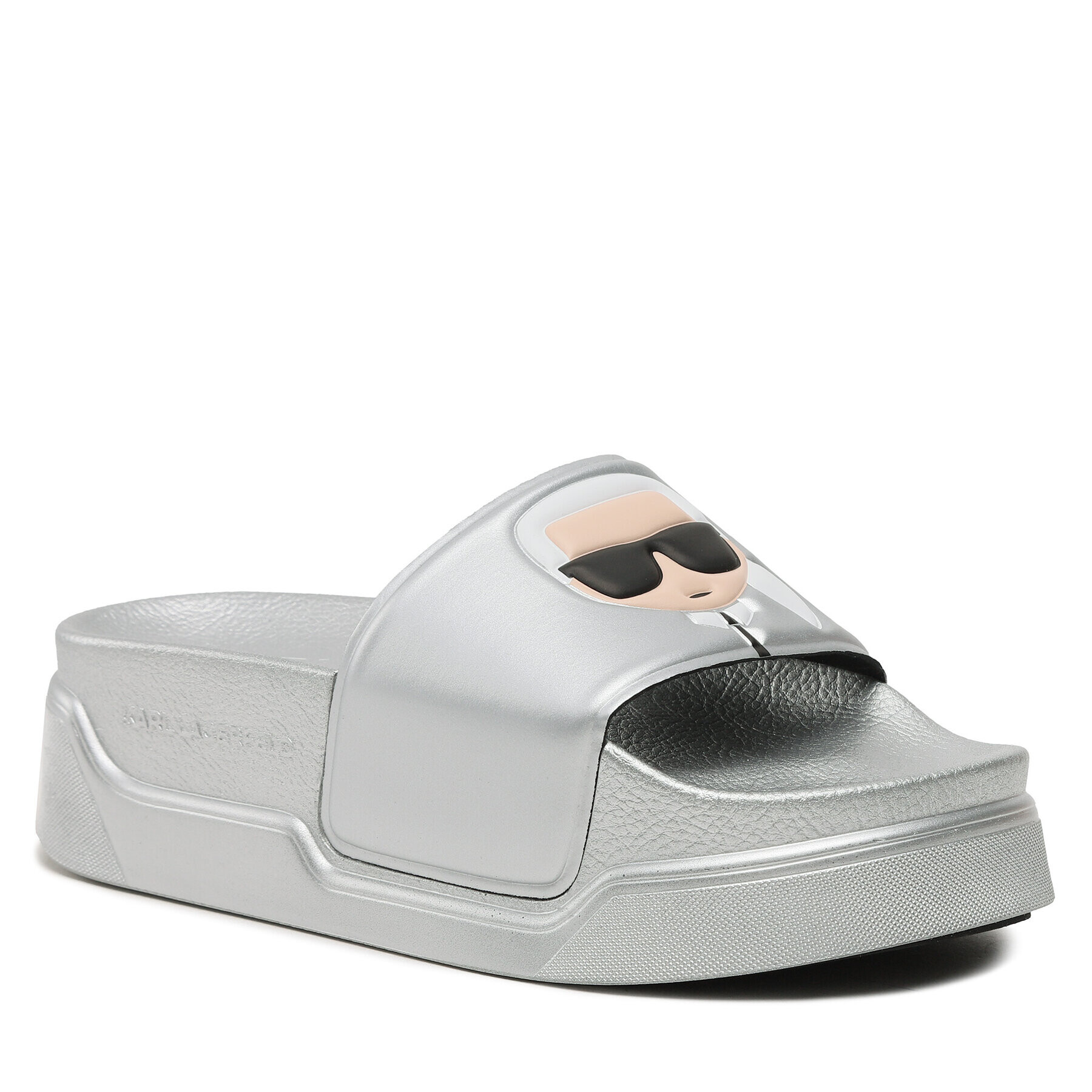 KARL LAGERFELD Papucs KL80805 Ezüst - Pepit.hu