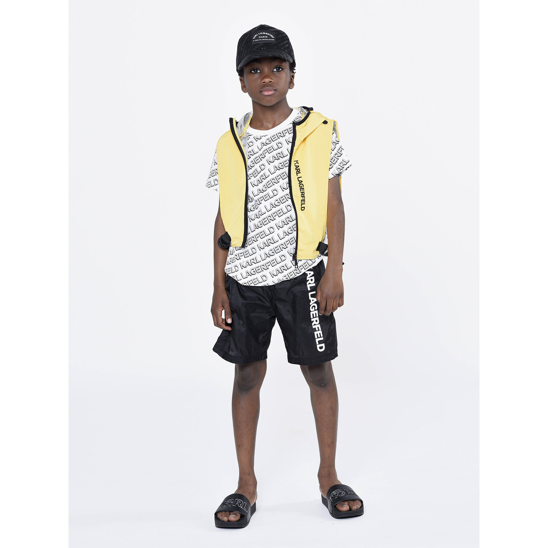 Karl Lagerfeld Kids Póló Z25395 D Fehér Regular Fit - Pepit.hu