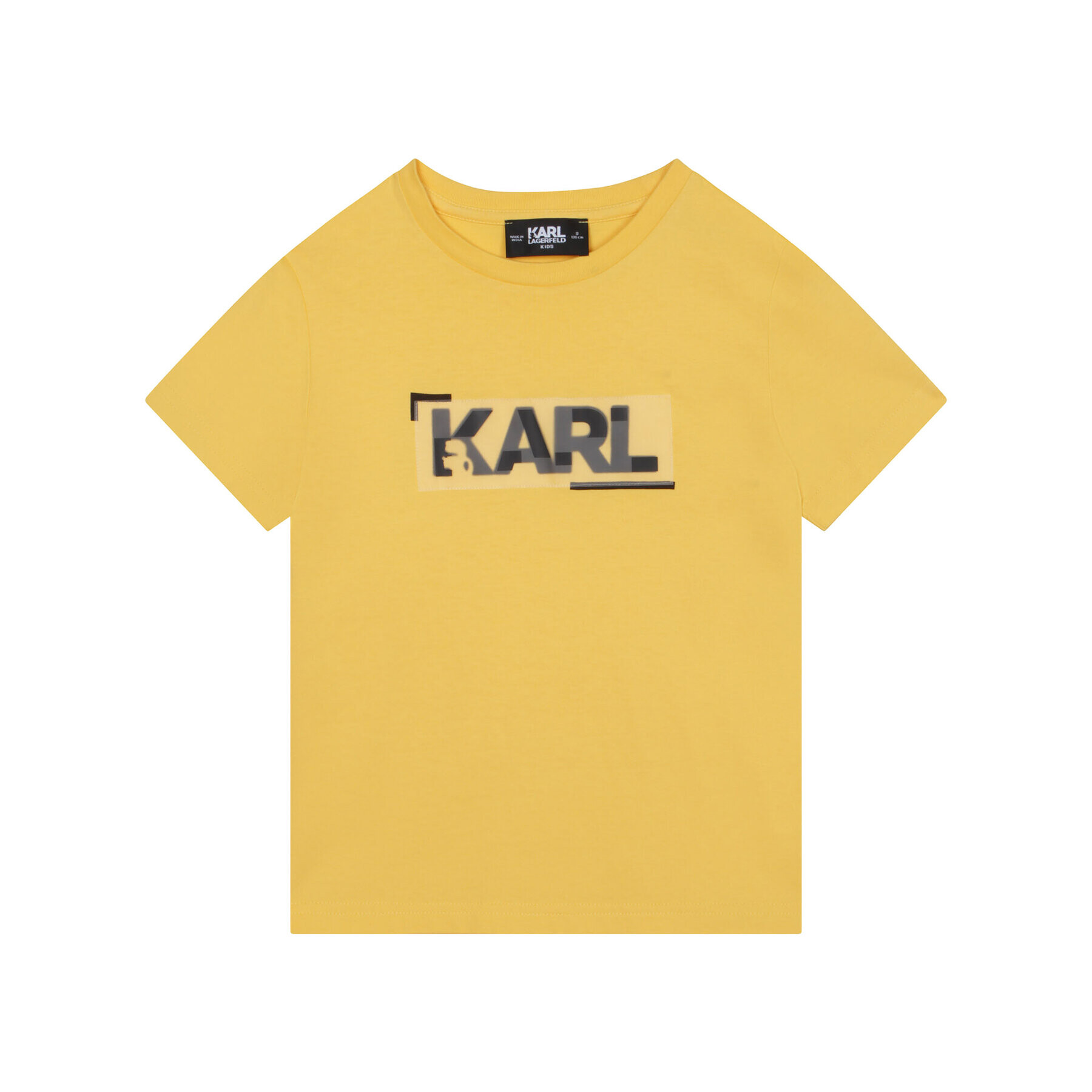 Karl Lagerfeld Kids Póló Z25397 S Sárga Regular Fit - Pepit.hu