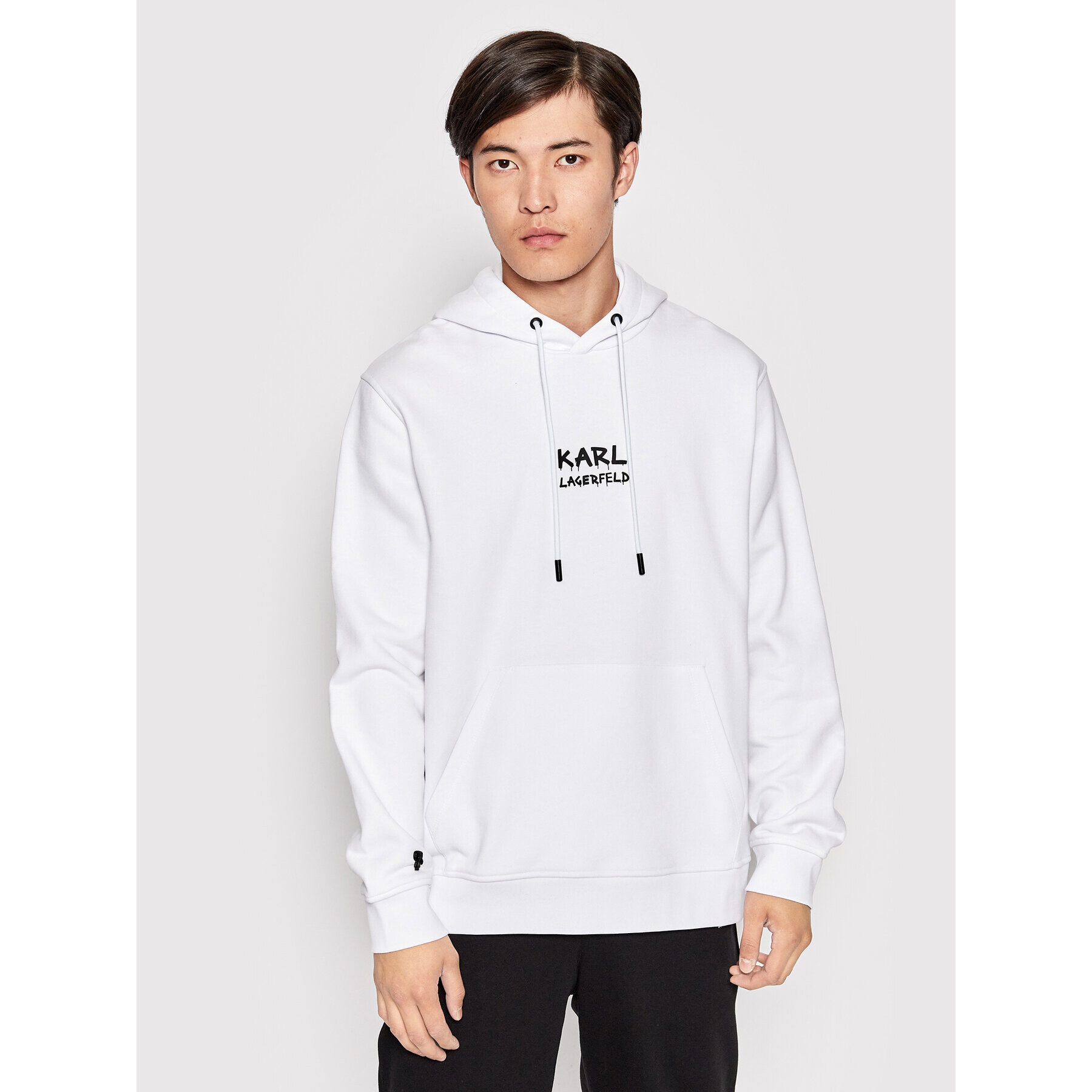 KARL LAGERFELD Pulóver 705045 521900 Fehér Regular Fit - Pepit.hu