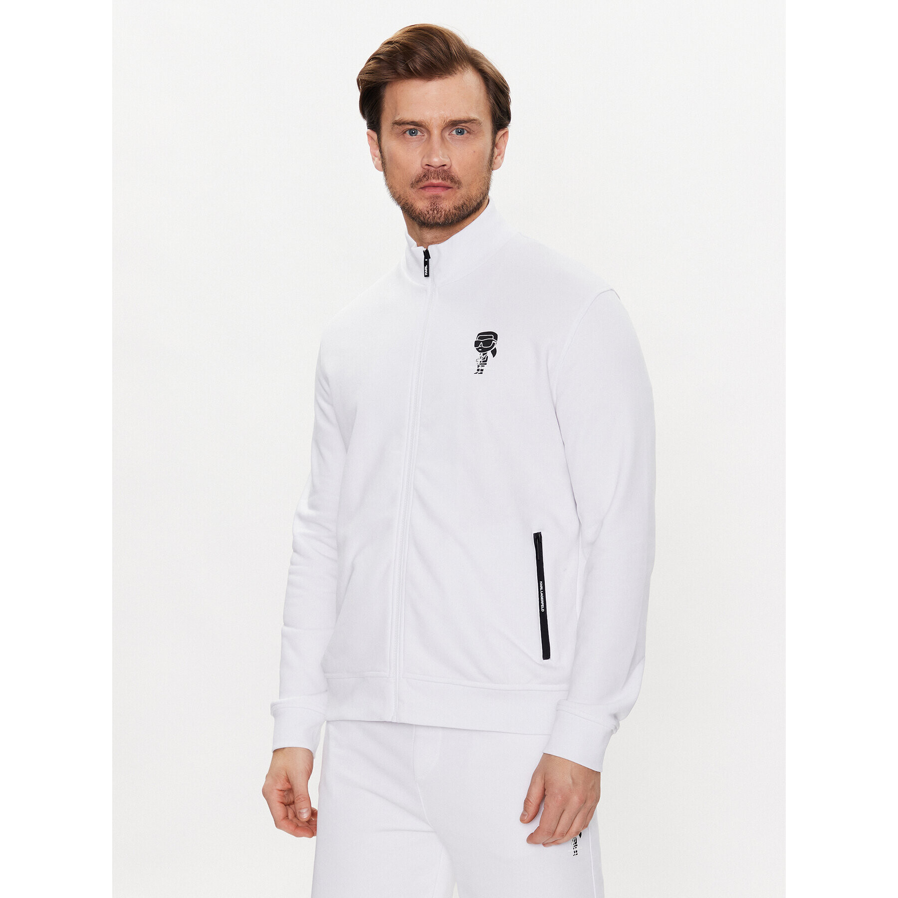 KARL LAGERFELD Pulóver 705091 531900 Fehér Regular Fit - Pepit.hu