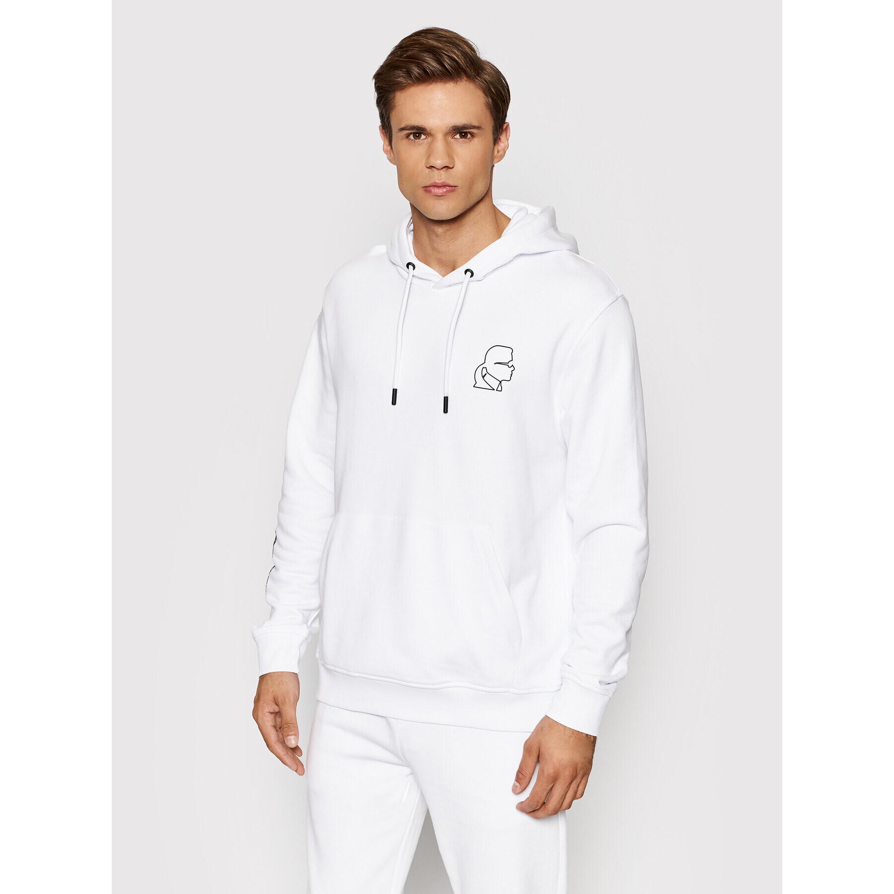 KARL LAGERFELD Pulóver Sweat 705079 512900 Fehér Regular Fit - Pepit.hu