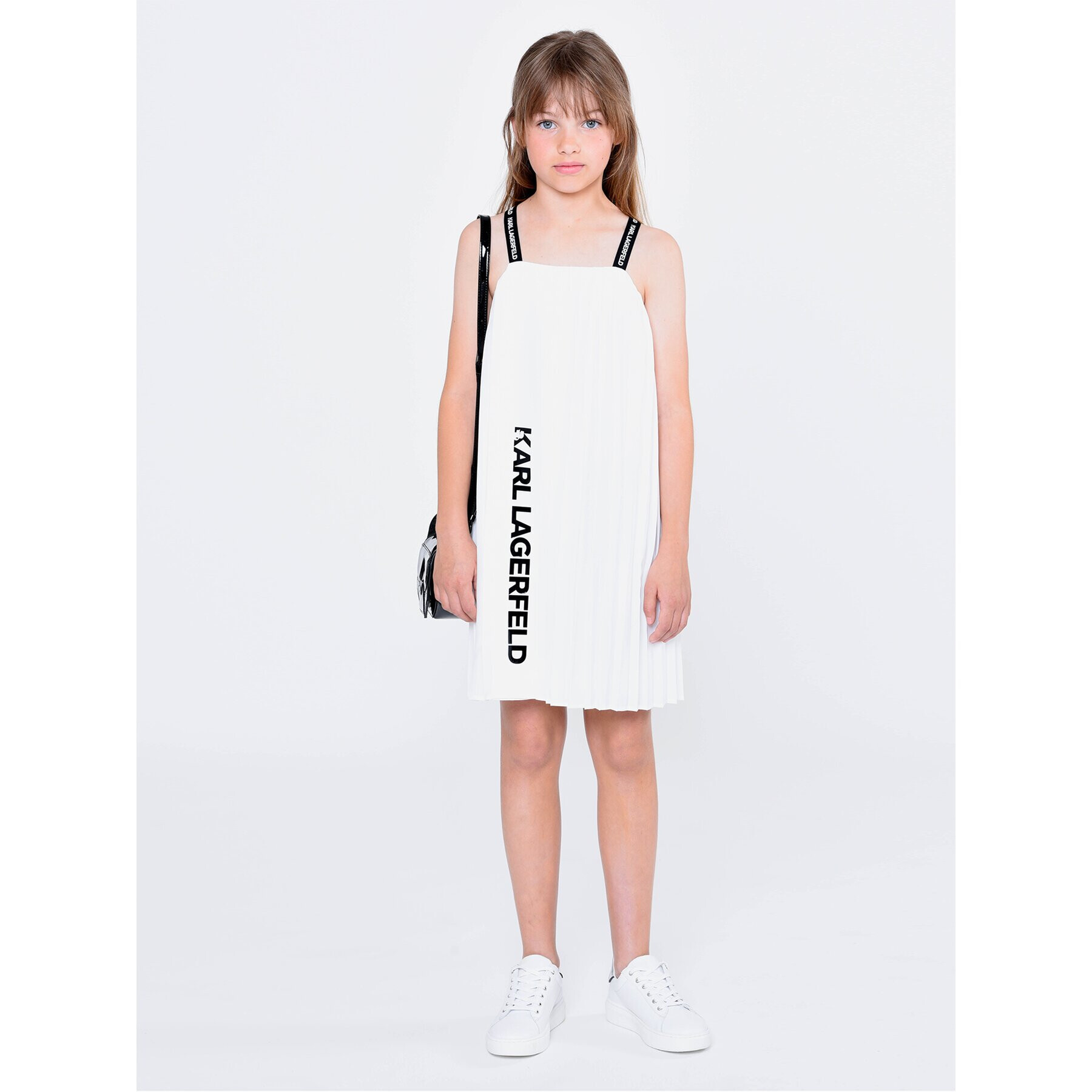 Karl Lagerfeld Kids Ruha Z12246 D Fehér Relaxed Fit - Pepit.hu