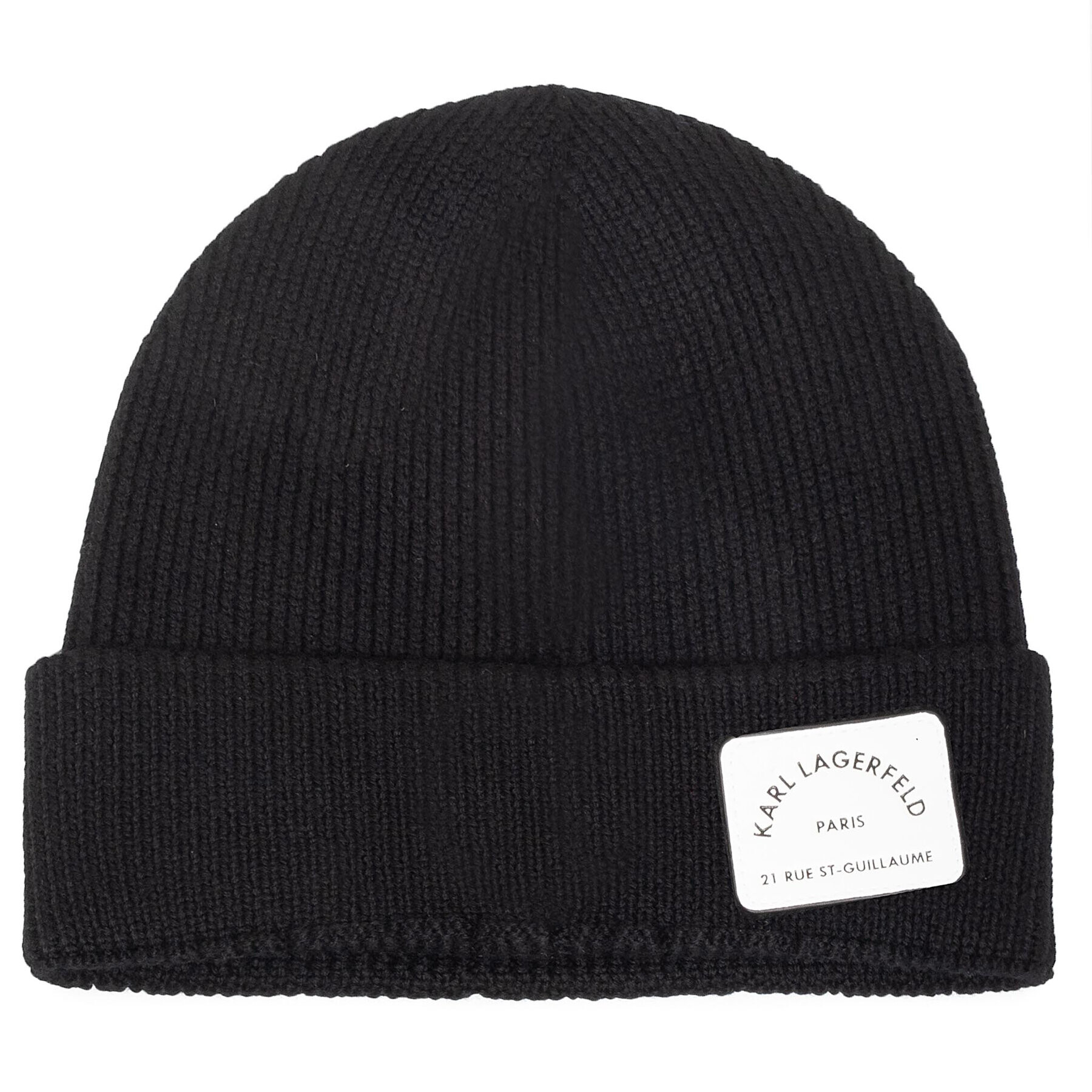 KARL LAGERFELD Sapka Rue St Guillaume Beanie 205W3408 Fekete - Pepit.hu