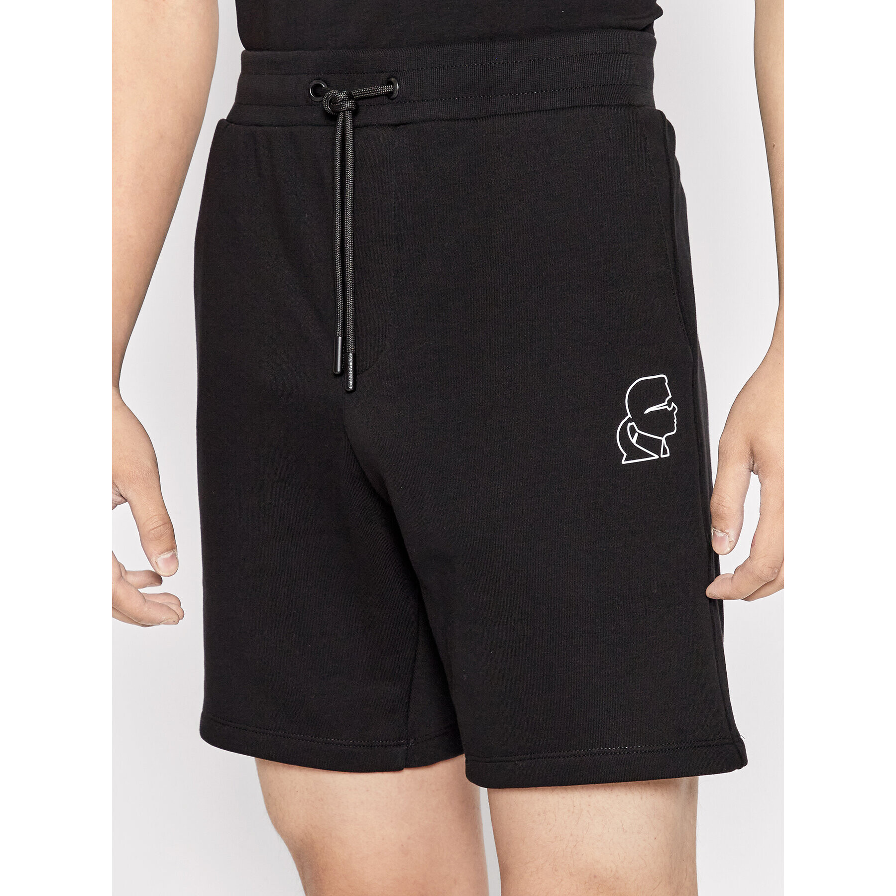 KARL LAGERFELD Sport rövidnadrág 705041 521900 Fekete Regular Fit - Pepit.hu