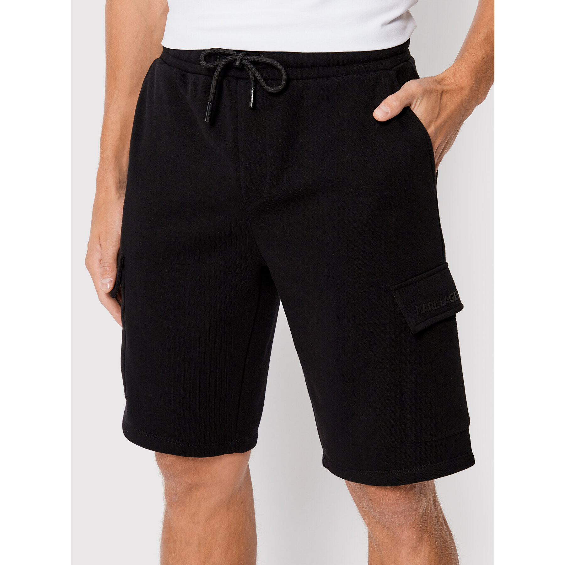 KARL LAGERFELD Sport rövidnadrág 705088 523910 Fekete Regular Fit - Pepit.hu