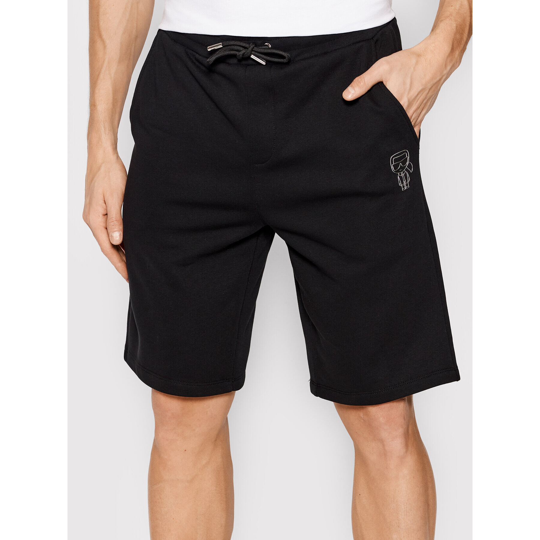 KARL LAGERFELD Sport rövidnadrág 705409 521900 Fekete Regular Fit - Pepit.hu