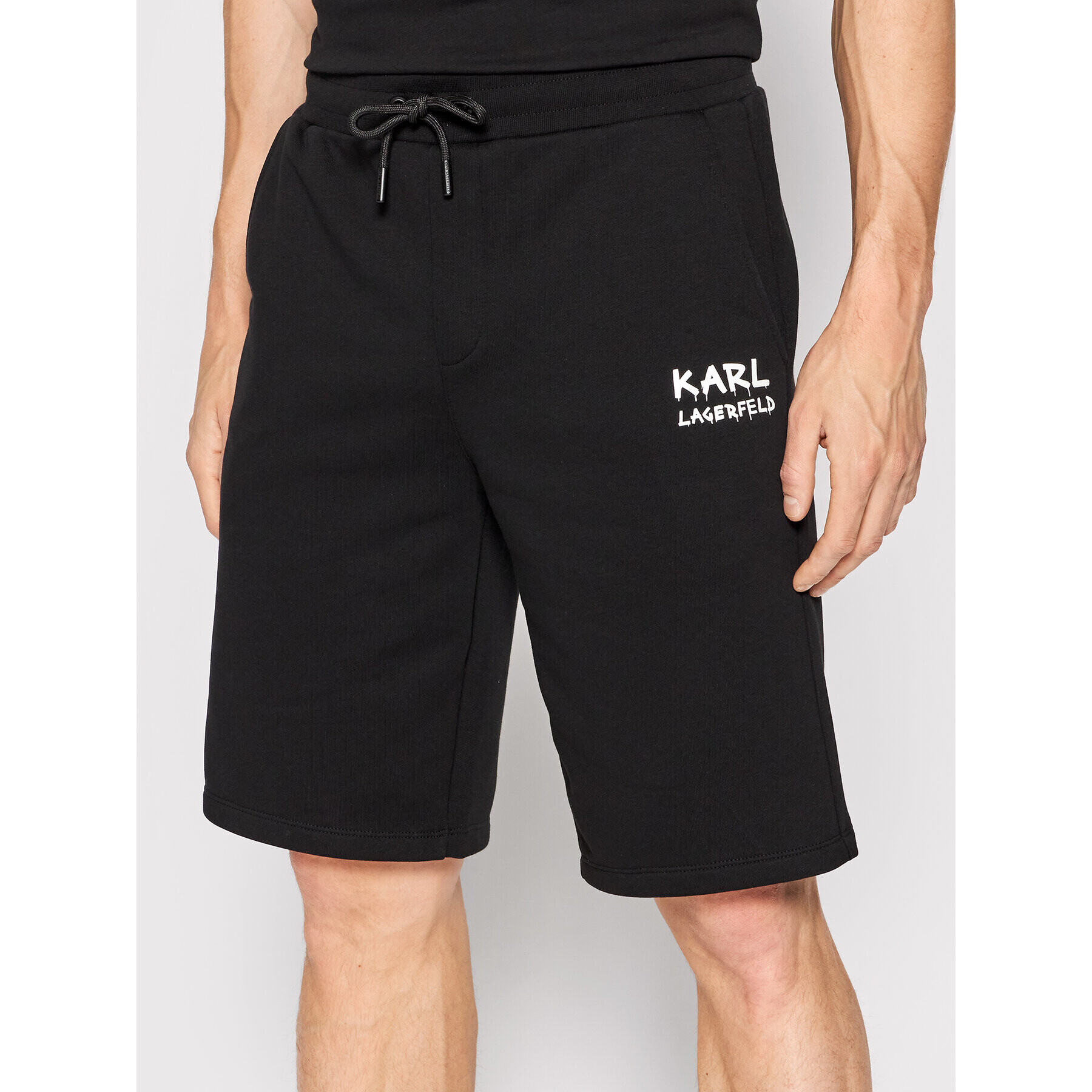 KARL LAGERFELD Sport rövidnadrág Sweat 705047 521900 Fekete Regular Fit - Pepit.hu