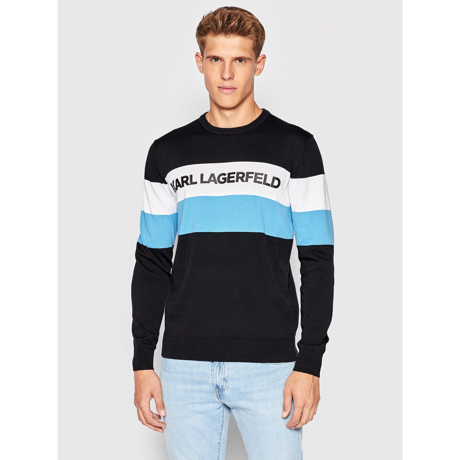 KARL LAGERFELD Sweater 655080 523304 Színes Regular Fit - Pepit.hu