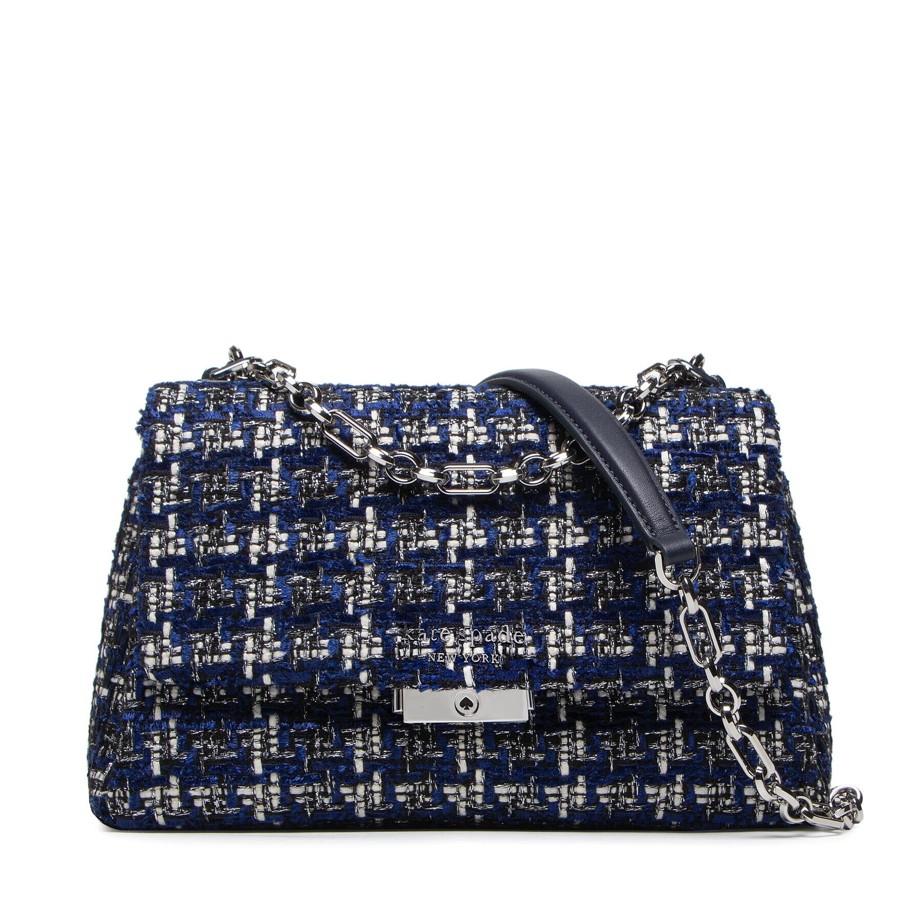 Kate Spade Táska Carlyle Tweed Fabric K5442 Sötétkék - Pepit.hu