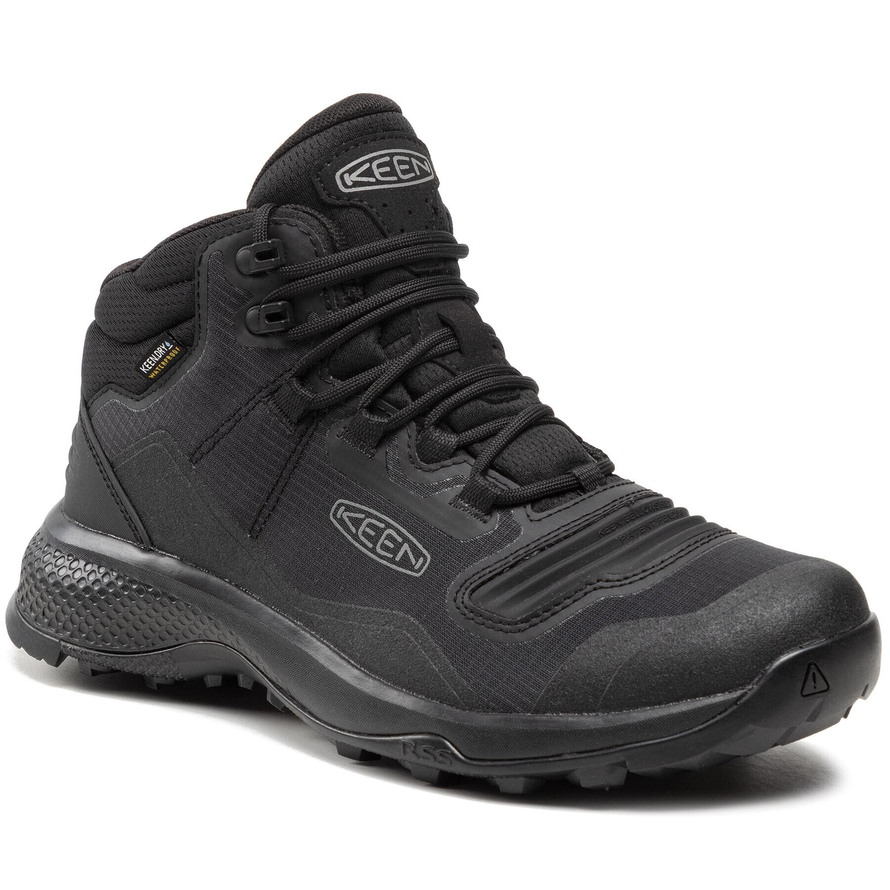 Keen Bakancs Tempo Flex Mid Wp 1025293 Fekete - Pepit.hu