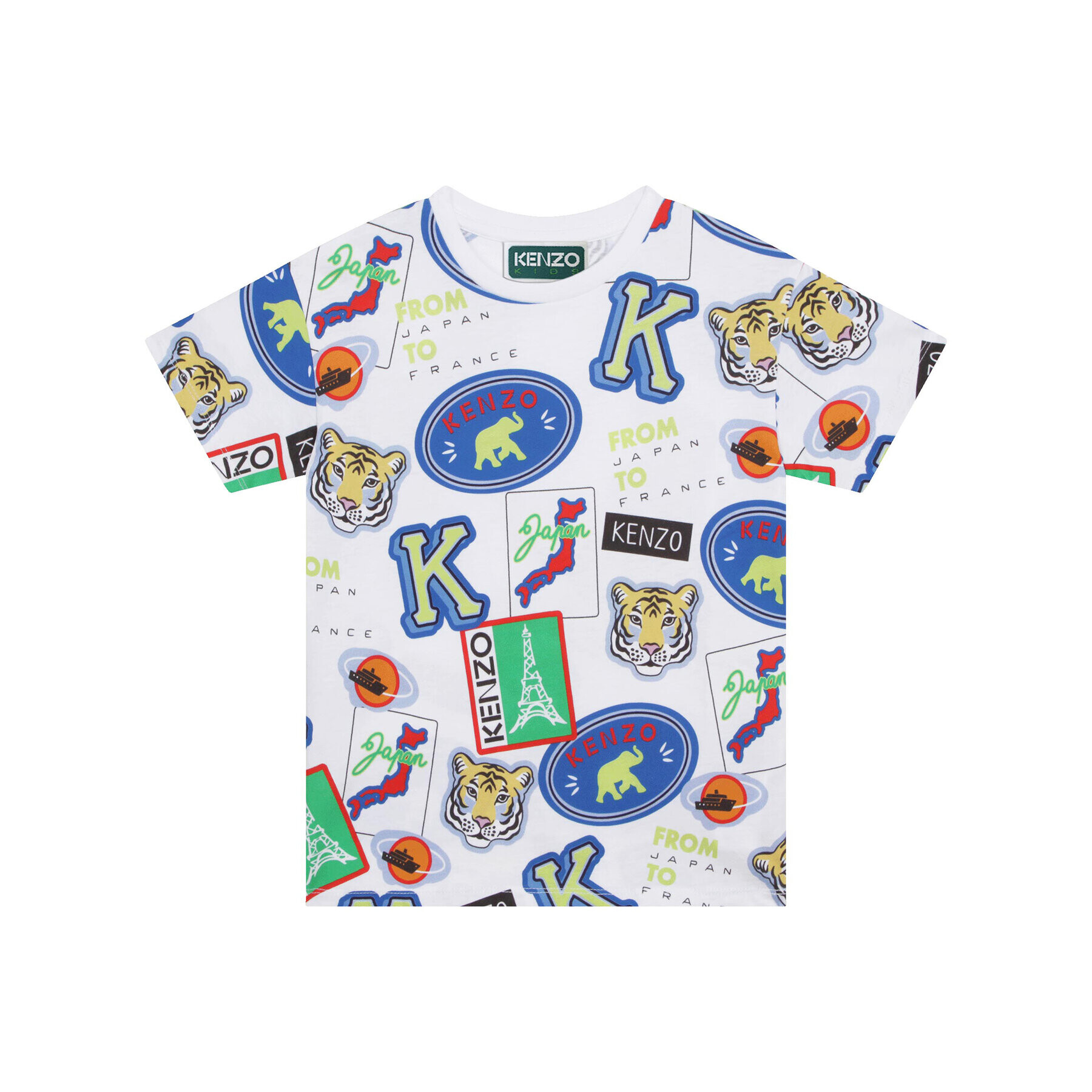 Kenzo Kids Póló K25784 S Fehér Regular Fit - Pepit.hu