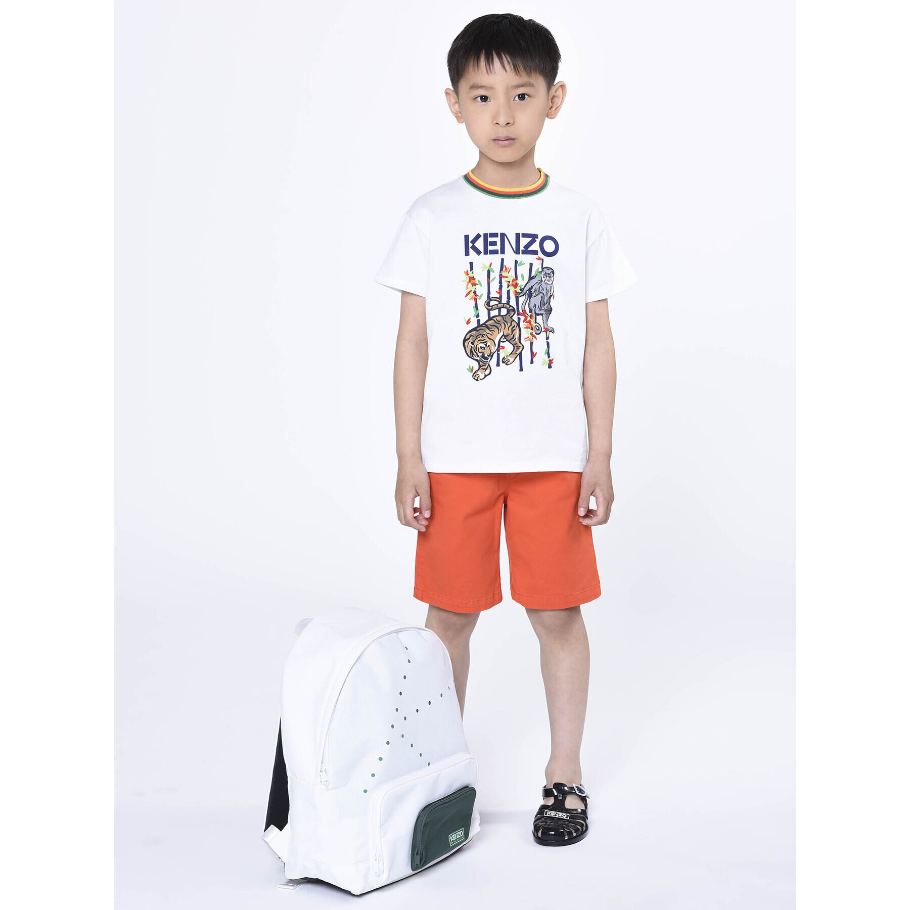 Kenzo Kids Póló K25791 M Fehér Regular Fit - Pepit.hu