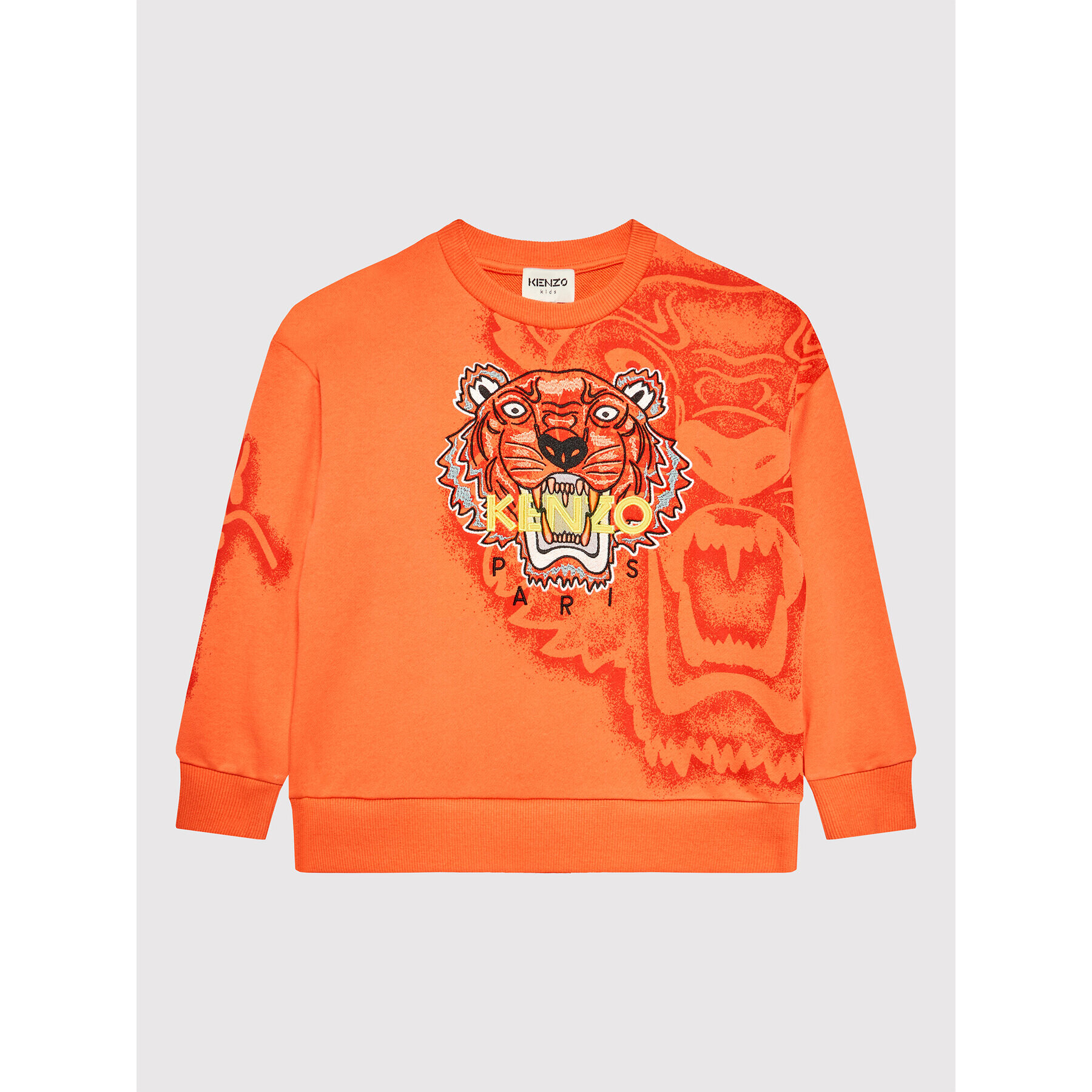 Kenzo Kids Pulóver K25623 Narancssárga Regular Fit - Pepit.hu