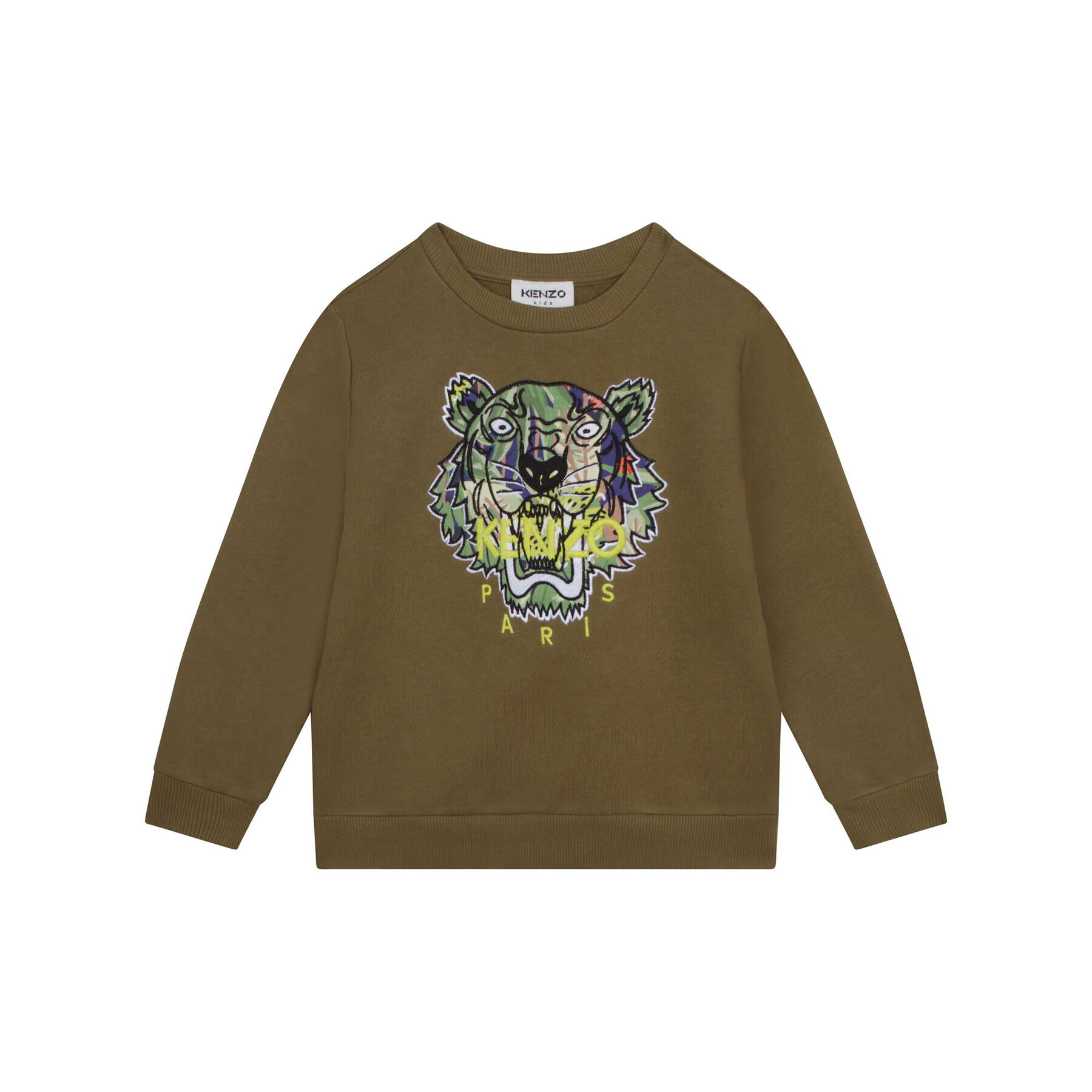 Kenzo Kids Pulóver K25795 S Zöld Regular Fit - Pepit.hu