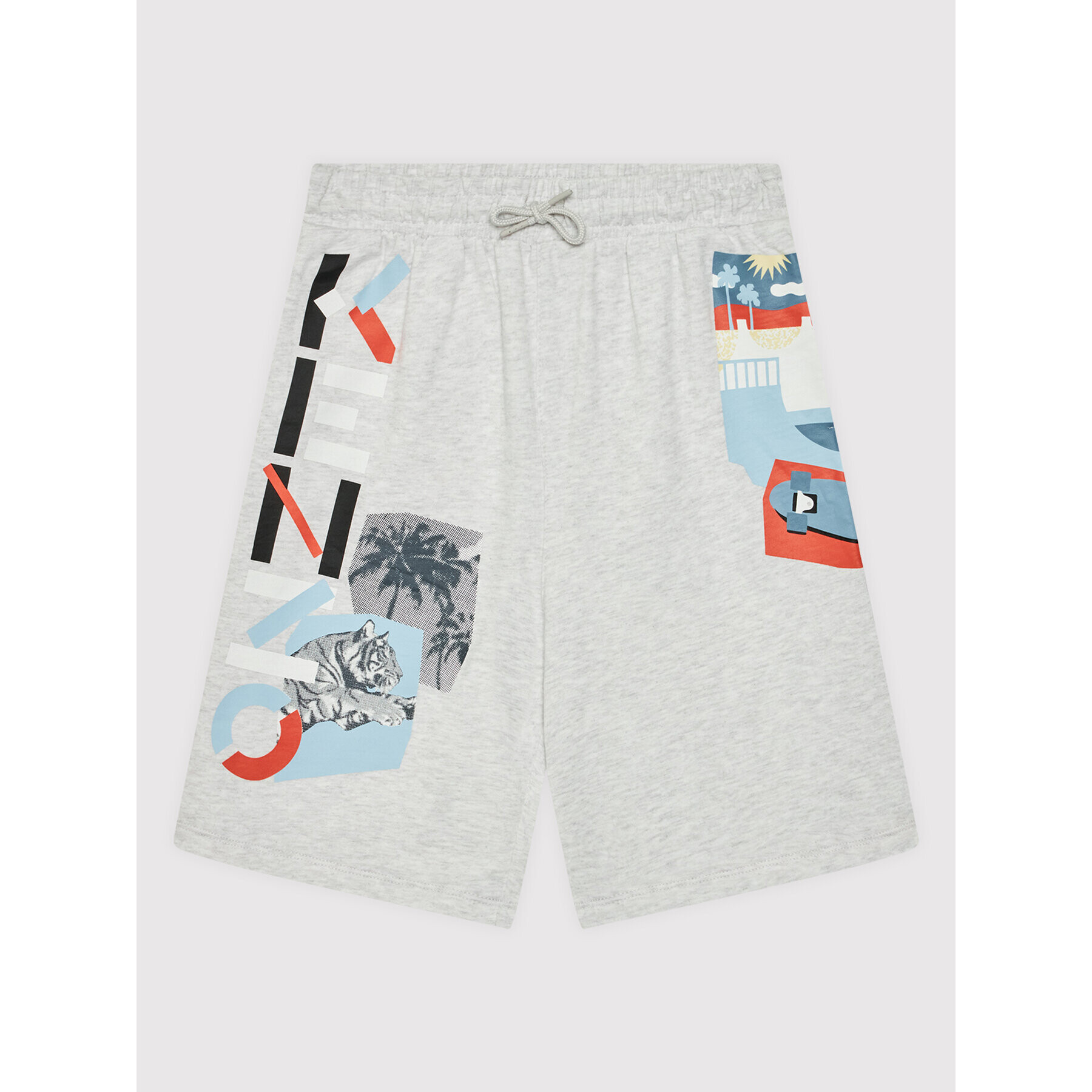 Kenzo Kids Sport rövidnadrág K24235 S Szürke Regular Fit - Pepit.hu