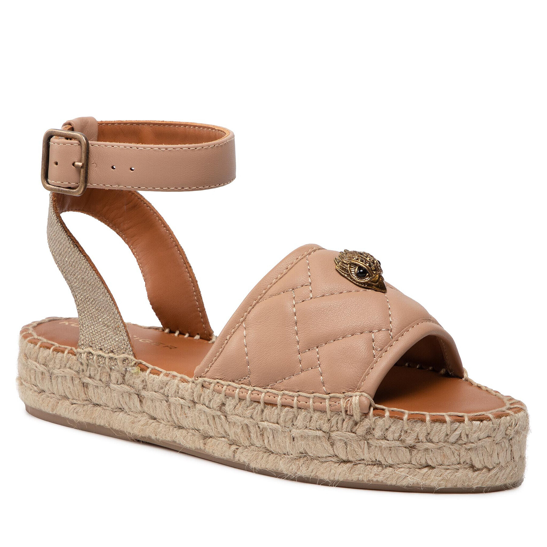 Kurt Geiger Espadrilles Morella Eagle Sandal 8879648109 Bézs - Pepit.hu