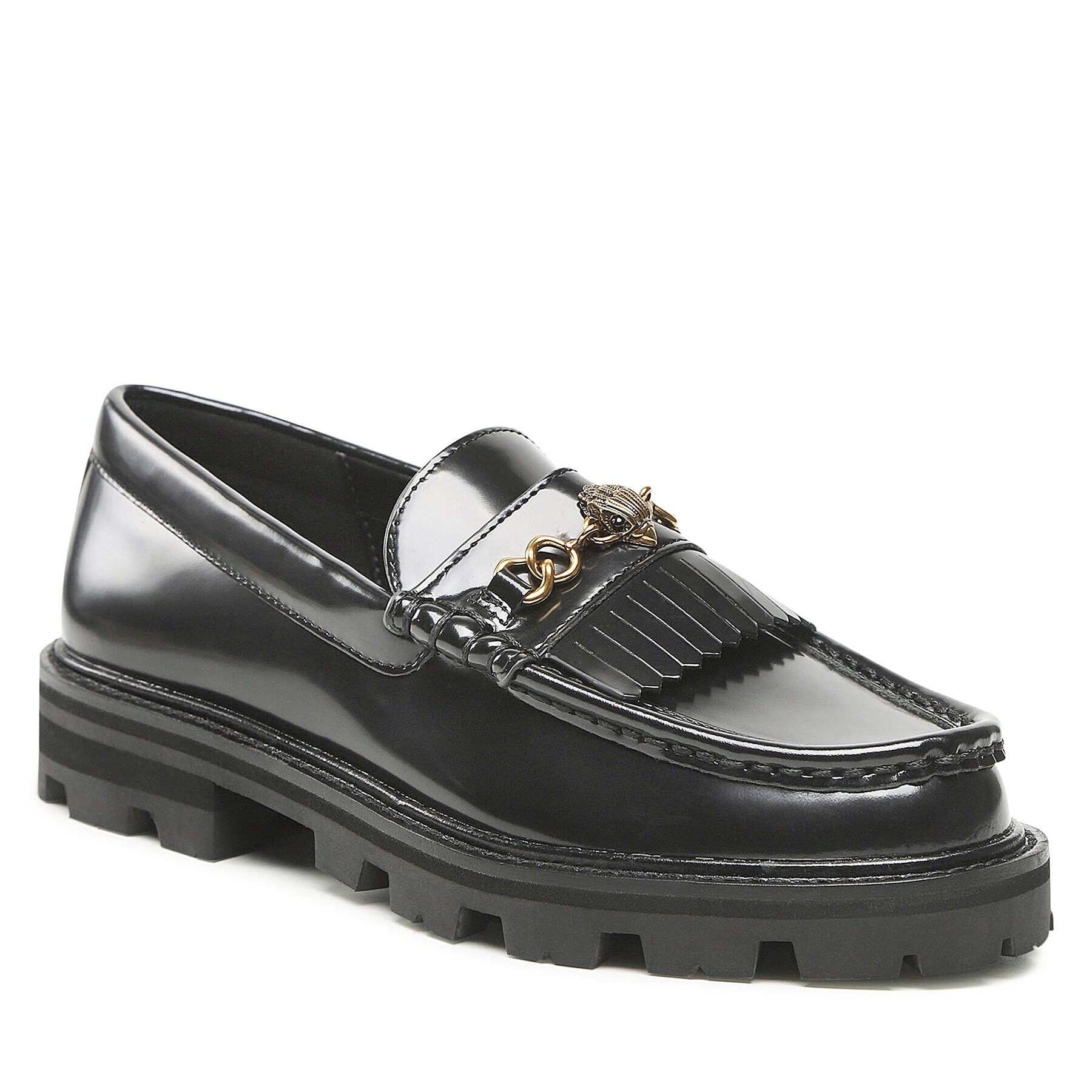 Kurt Geiger Félcipő Carnaby Chunky Loafer 9422100109 Fekete - Pepit.hu