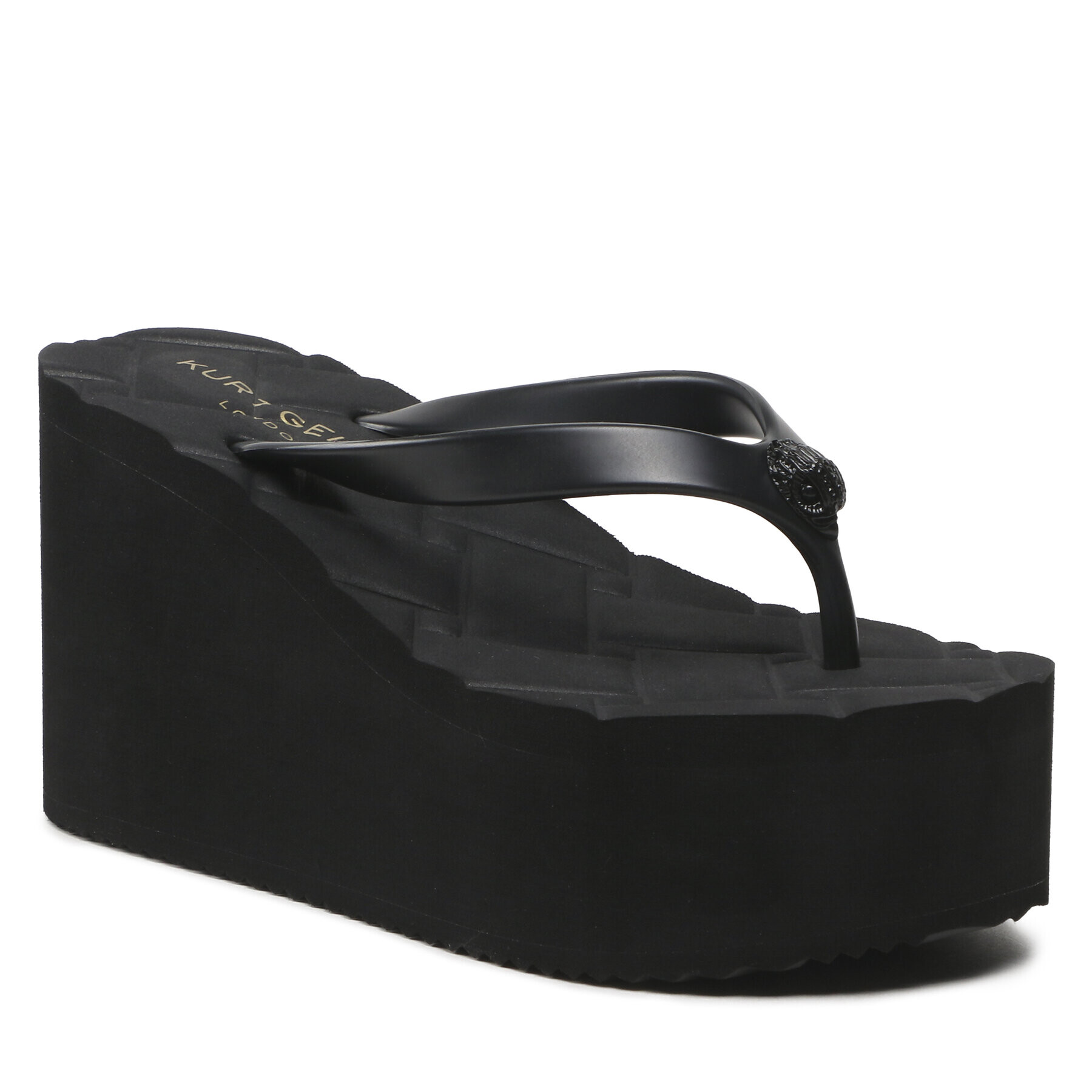 Kurt Geiger Flip-flops Kensington Flip Flop Wedge 9789600999 Fekete - Pepit.hu