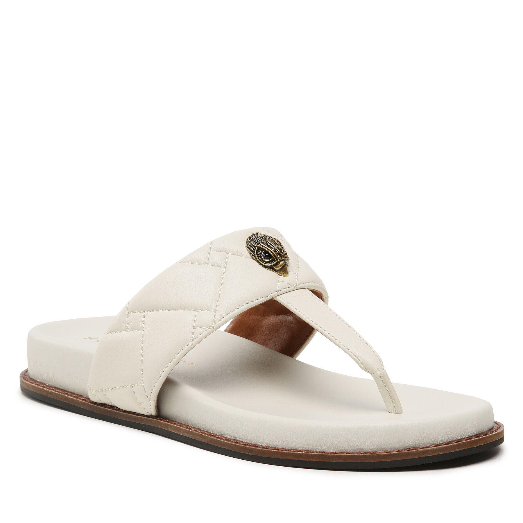 Kurt Geiger Flip-flops Kensington T-Bar Chunky 9819941109 Ekru - Pepit.hu