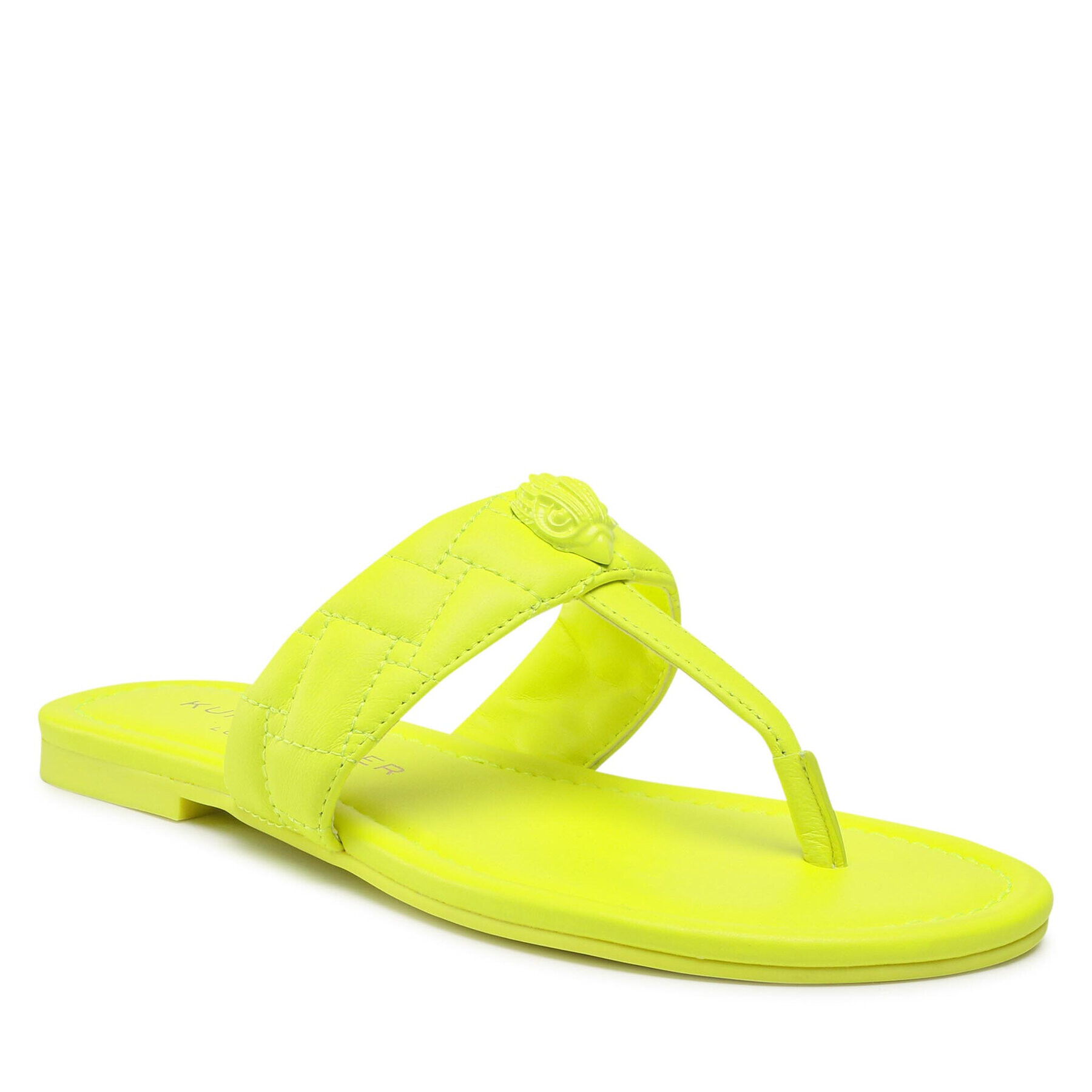 Kurt Geiger Flip-flops Kensington T-Bar Sandal 8651493109 Zöld - Pepit.hu