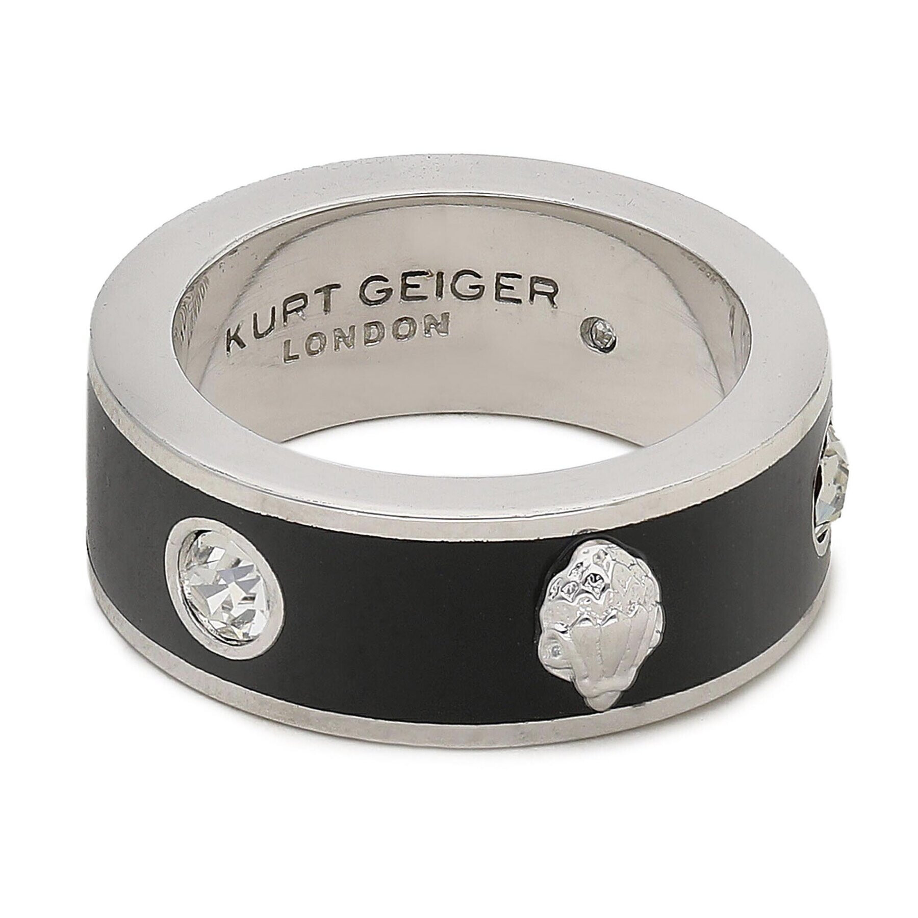 Kurt Geiger Gyűrű Enamel Eagle Ring 8838305429 Fekete - Pepit.hu