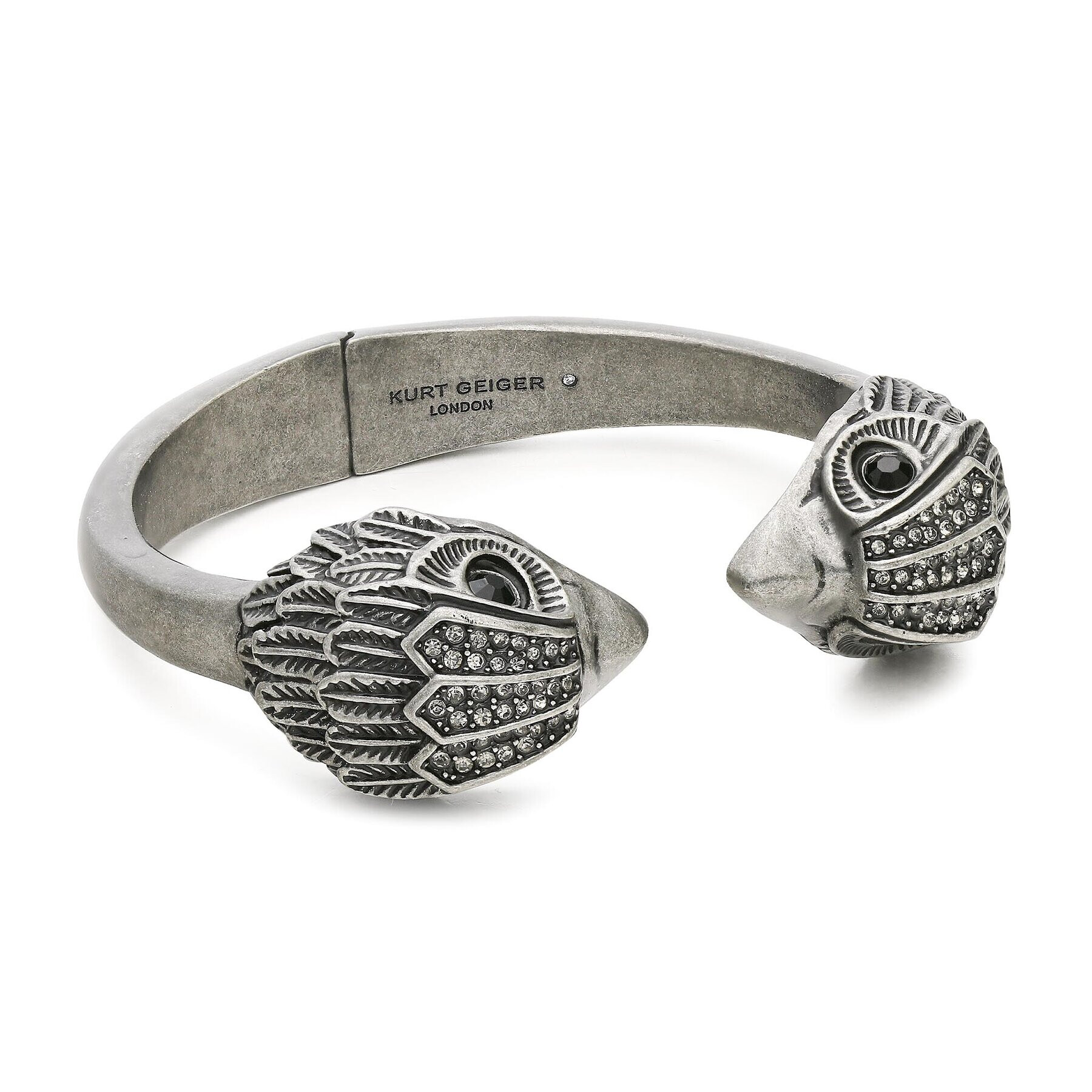 Kurt Geiger Karkötő Eagle Xl Hinged Bangle 8837964429 Szürke - Pepit.hu