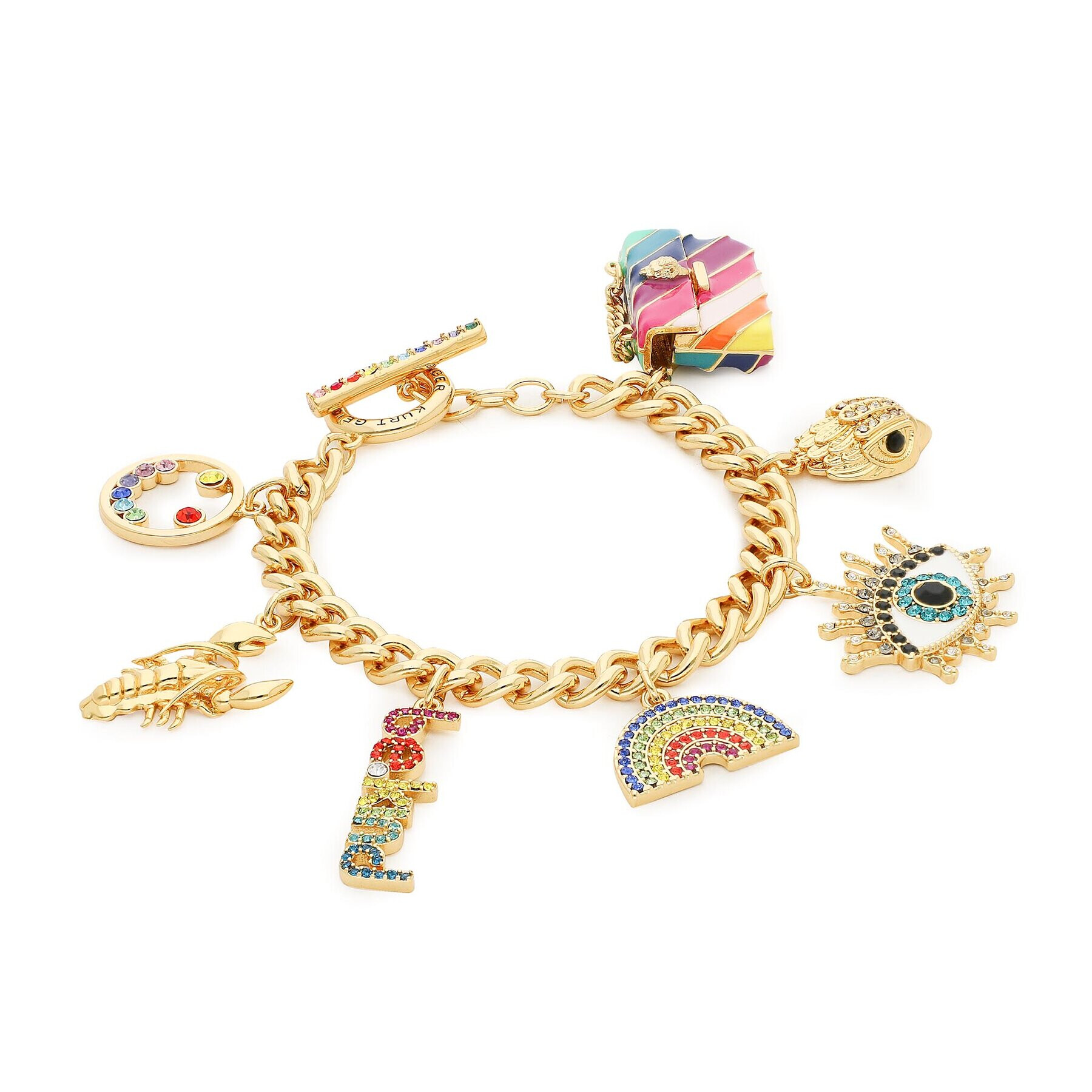 Kurt Geiger Karkötő Multi Charms Bracelet 8840761429 Arany - Pepit.hu