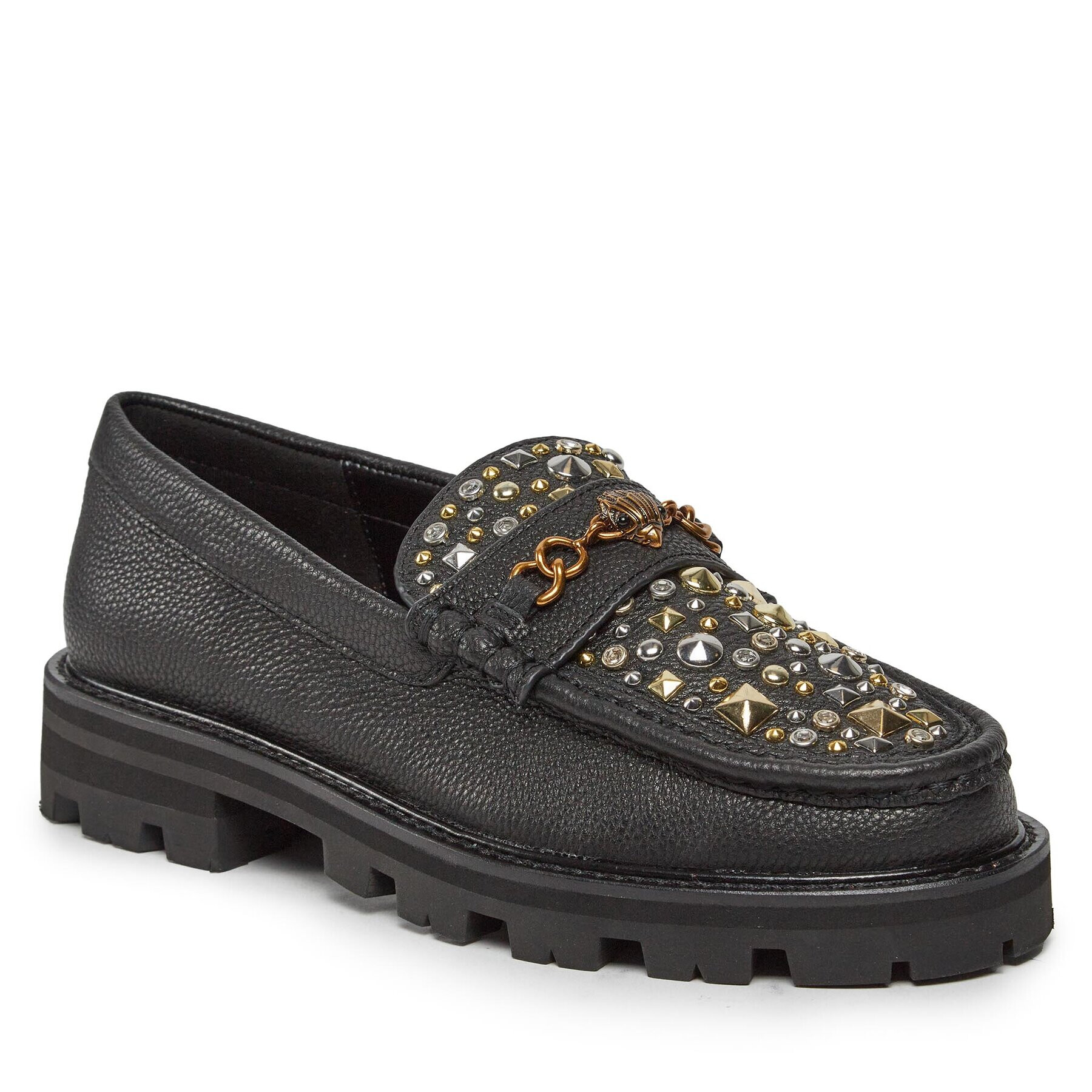 Kurt Geiger Loaferek 225-Carnaby Chunky Loafer 9422105109 Fekete - Pepit.hu