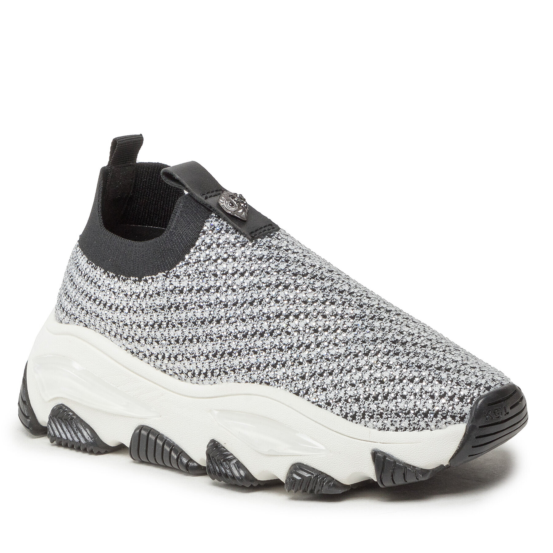 Kurt Geiger Sportcipő Lettie Knit Crystals 9106363609 Szürke - Pepit.hu