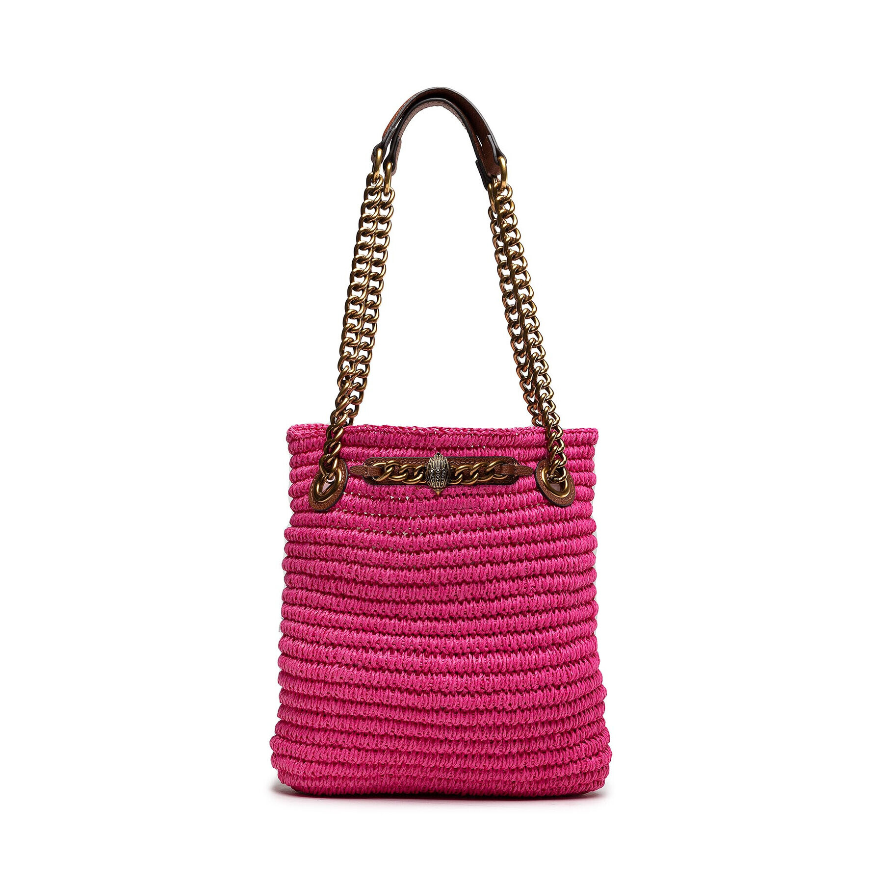 Kurt Geiger Táska Chelsea Sm Raffia Tote 7387798999 Rózsaszín - Pepit.hu