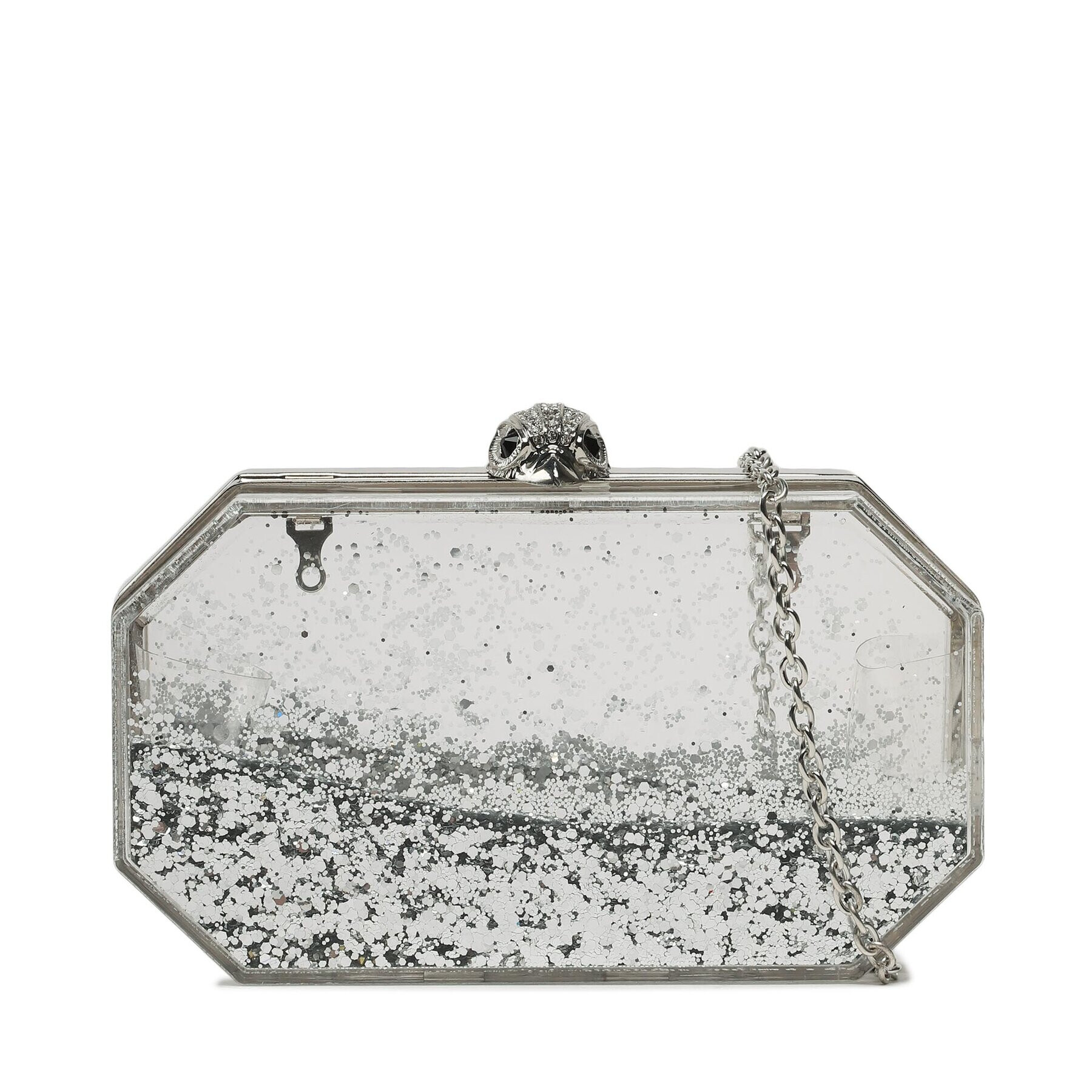 Kurt Geiger Táska Glitter Clutch 9543710979 Ezüst - Pepit.hu