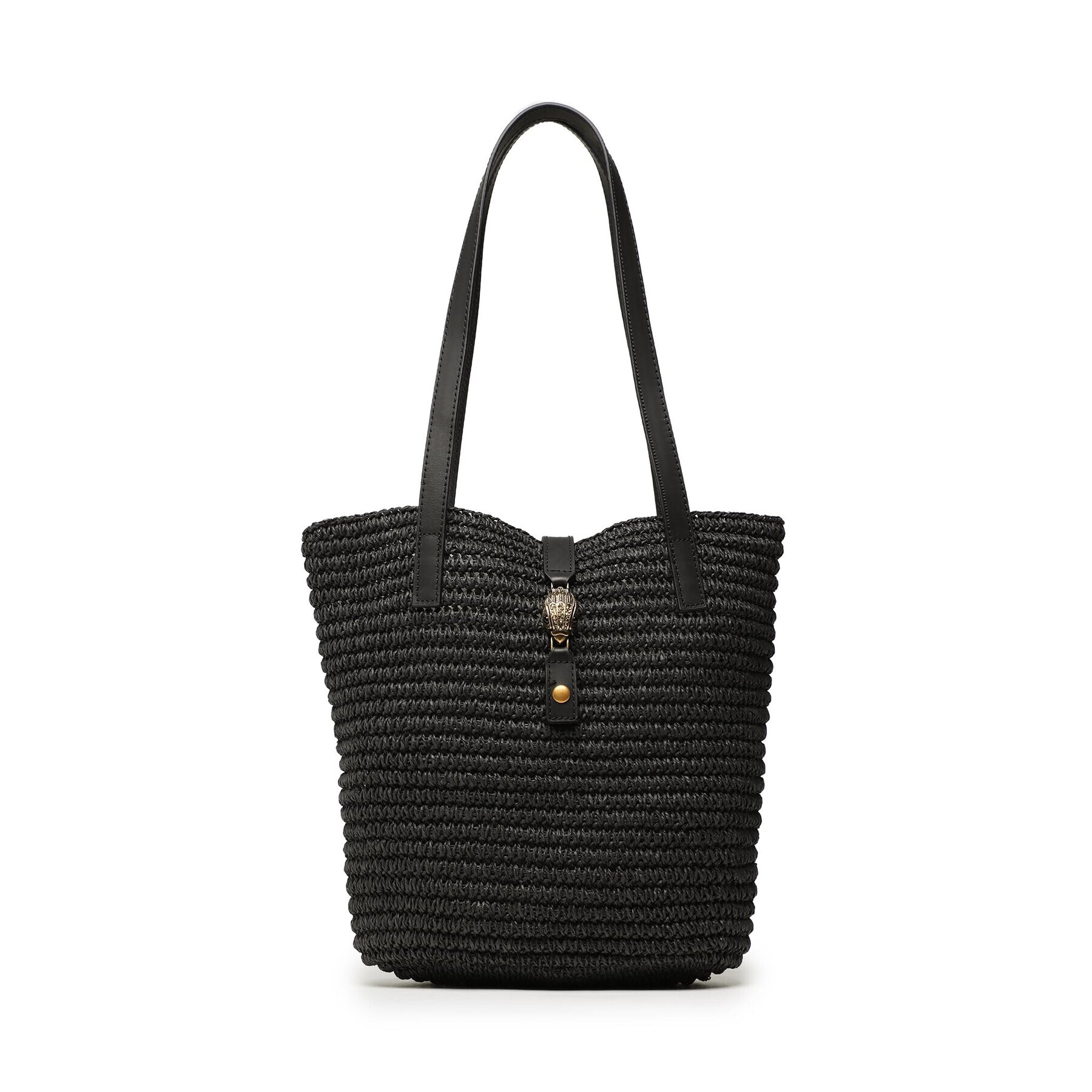 Kurt Geiger Táska Hampton Raggia Tote 9795500449 Fekete - Pepit.hu