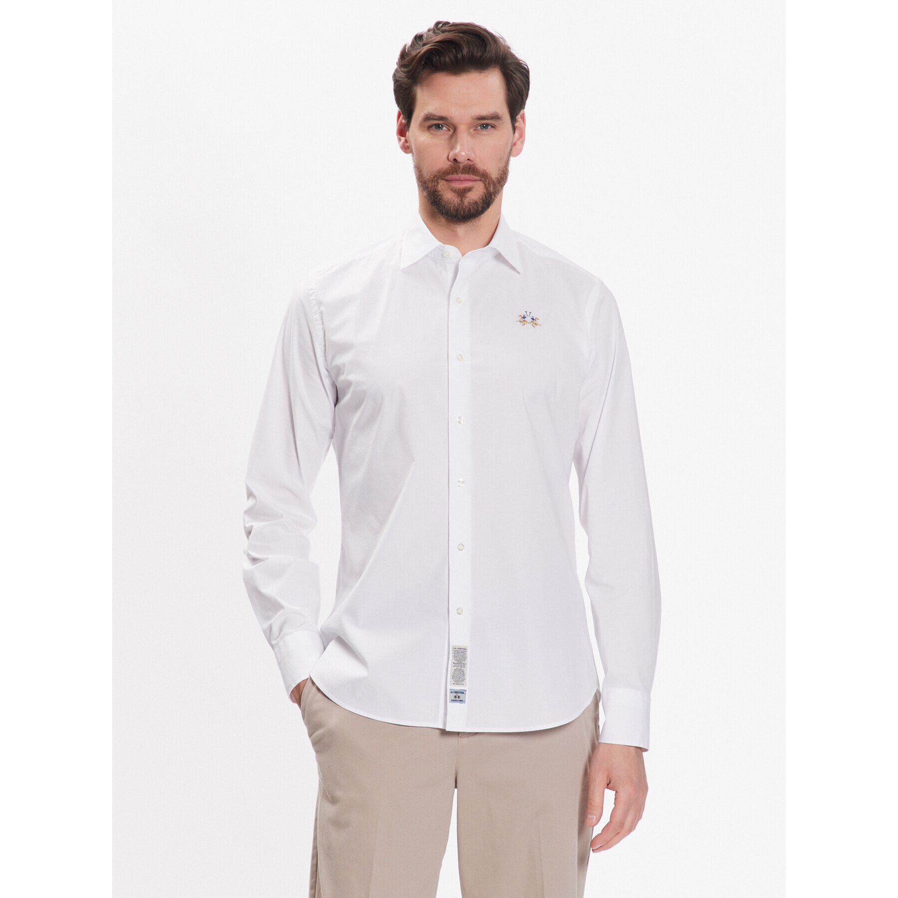 La Martina Ing VMC002 PP483 Fehér Slim Fit - Pepit.hu