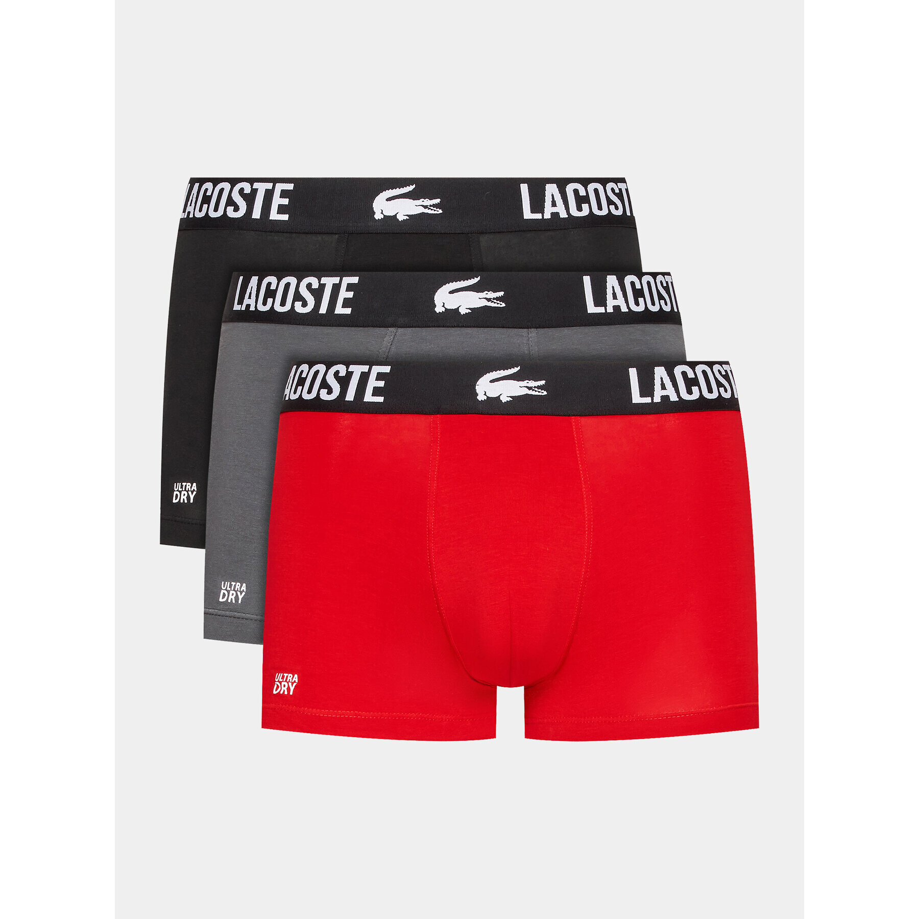 Lacoste 3 darab boxer 5H1309 Fekete - Pepit.hu