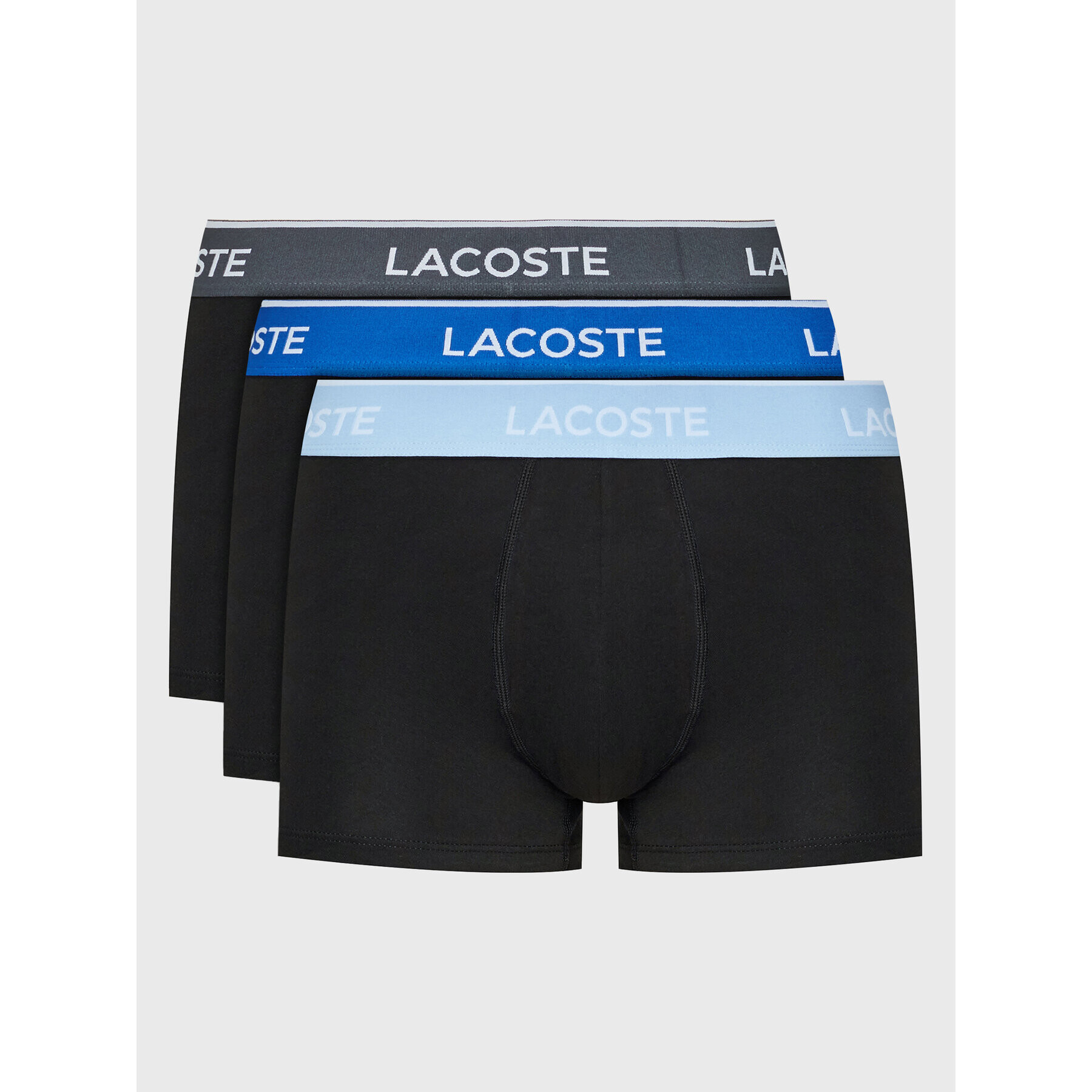 Lacoste 3 darab boxer 5H3401 Fekete - Pepit.hu